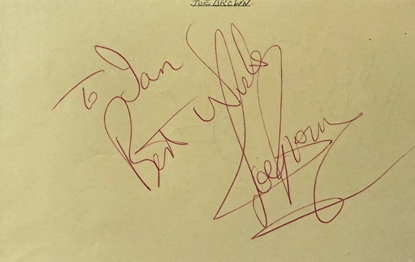 Eleanor Bron, Joe Brown — ELEANOR BRON & JOE BROWN Dual Signed Autographed 3x5 ALBUM PAGE Help! Bedazzled, image 4