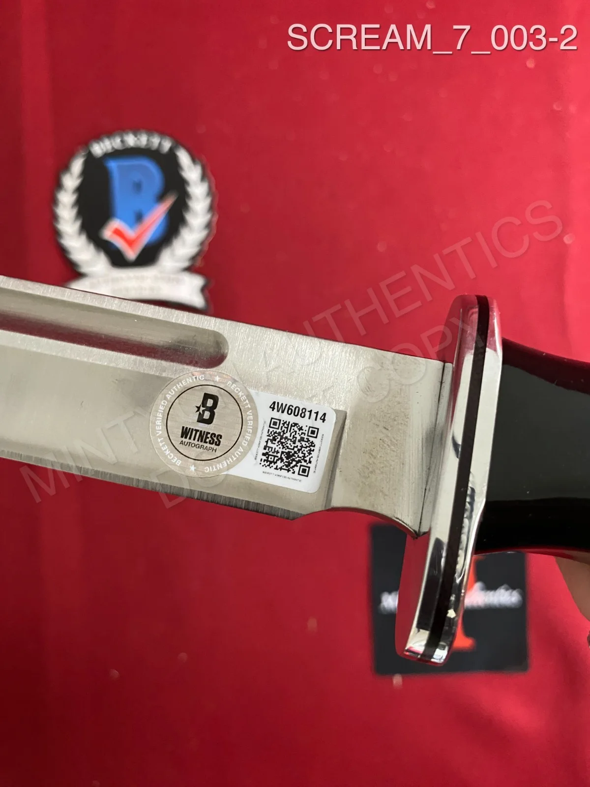 Ethan Embry, Kraig Dane — Ethan Embry Kraig Dane dual signed real Buck 120 Knife Scream 7 Beckett COA, image 2