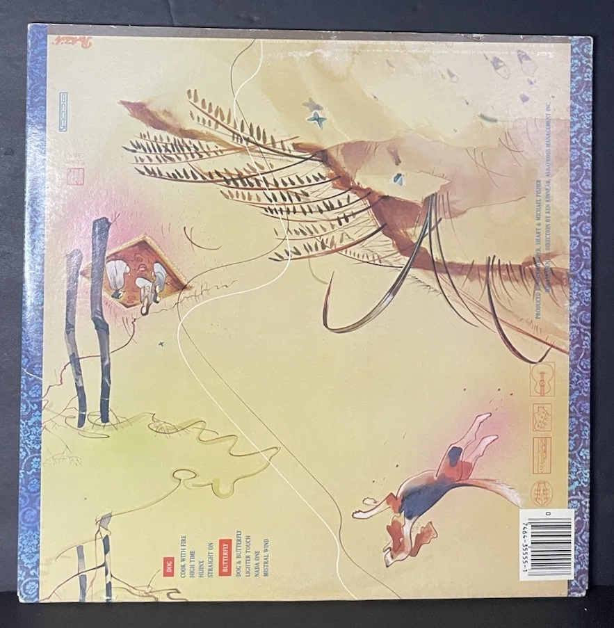 Heart Signed x3 Dog & Butterfly Album Vinyl Record Nancy Wilson Fossen Derosier, изображение 2
