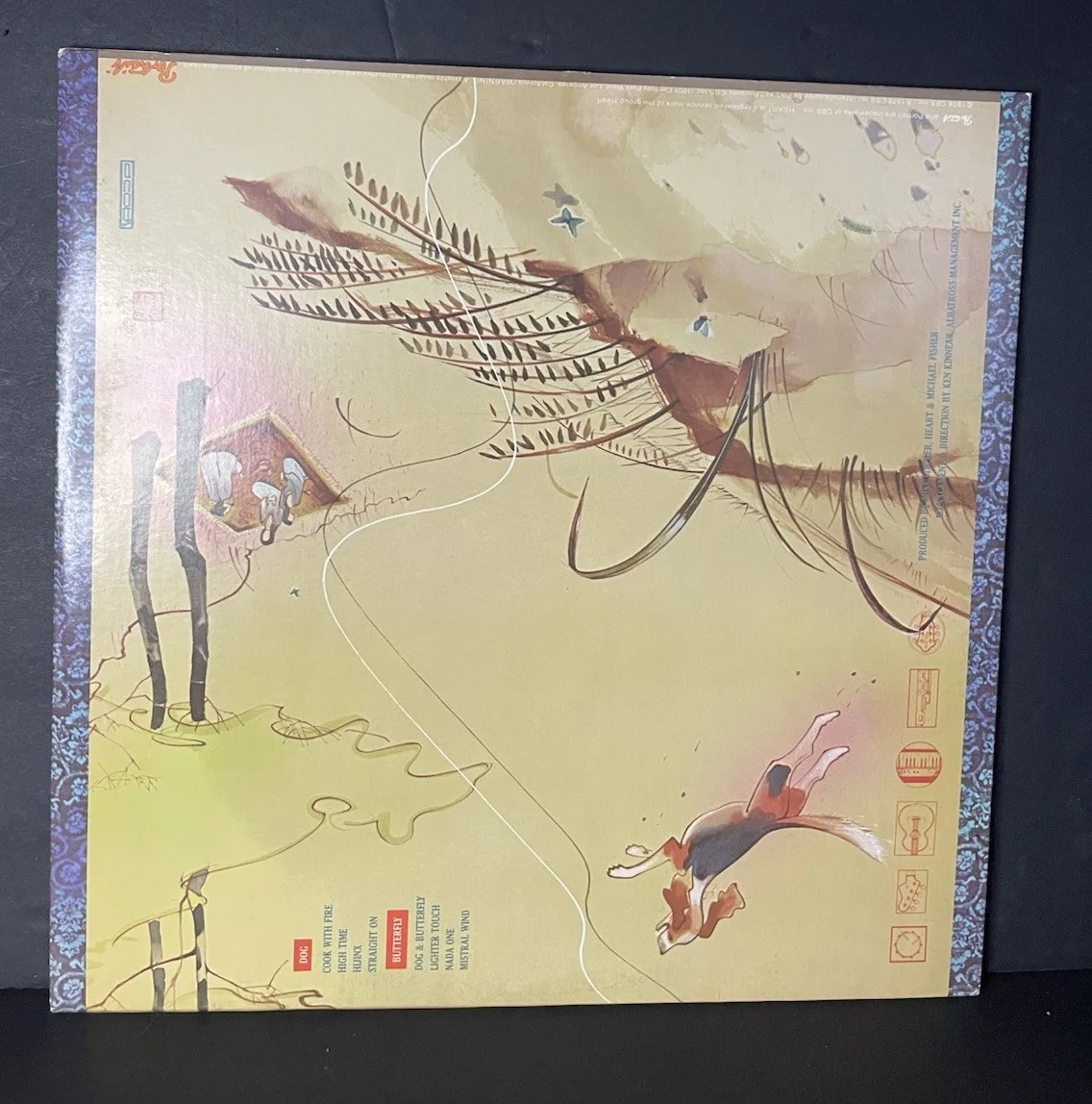 Heart Nancy Wilson Signed Dog & Butterfly Album Vinyl Record, изображение 3