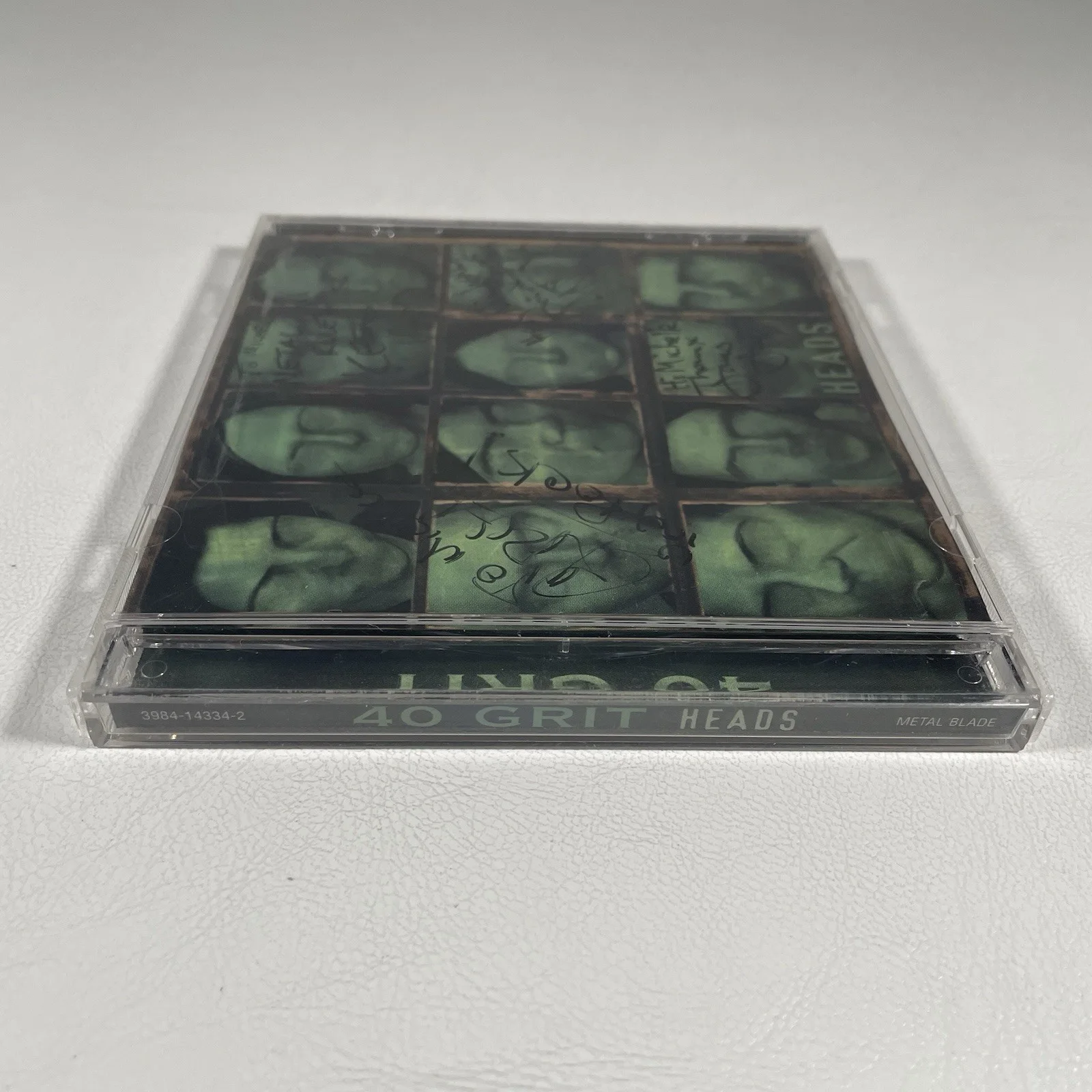 40 Grit Heads Signed CD Insert 2000 Metal Blade Records Autographed Heavy Metal, изображение 5