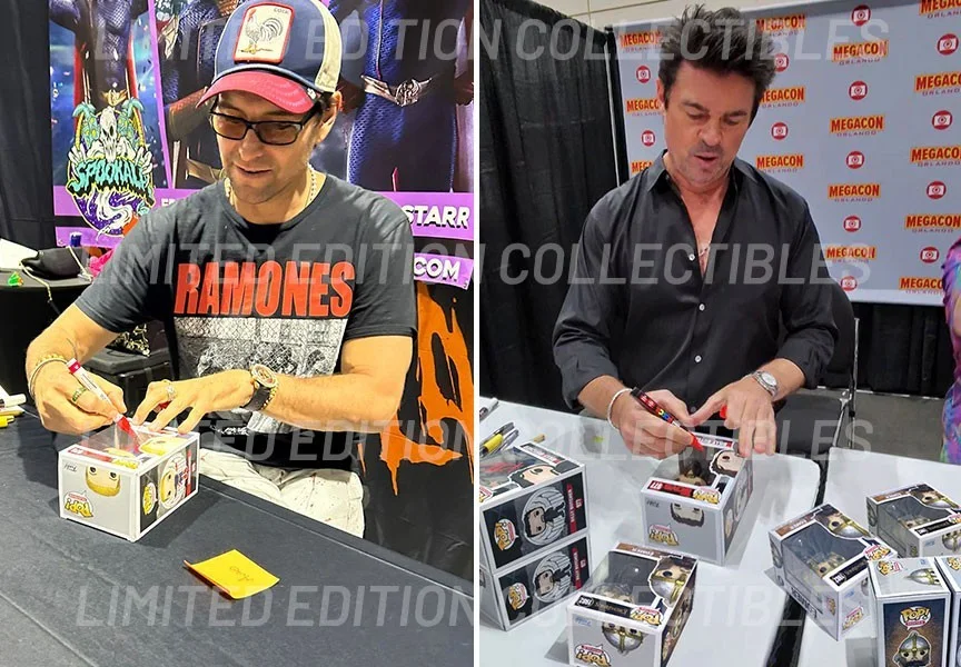 Antony Starr, Karl Urban — ANTONY STARR & KARL URBAN Signed Homelander Billy Butcher Funkos The Boys - COA, image 3
