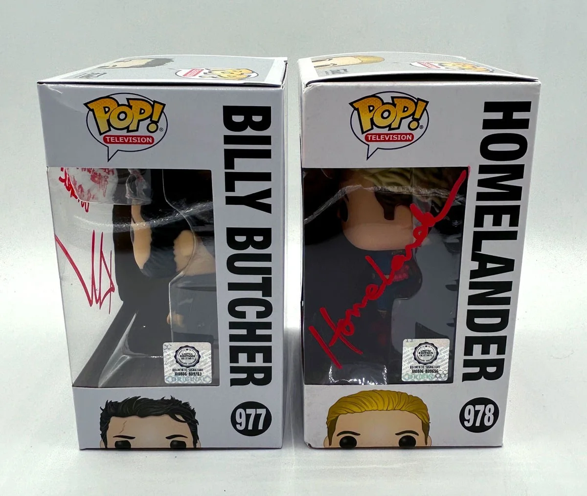 Antony Starr, Karl Urban — ANTONY STARR & KARL URBAN Signed Homelander Billy Butcher Funkos The Boys - COA, image 5