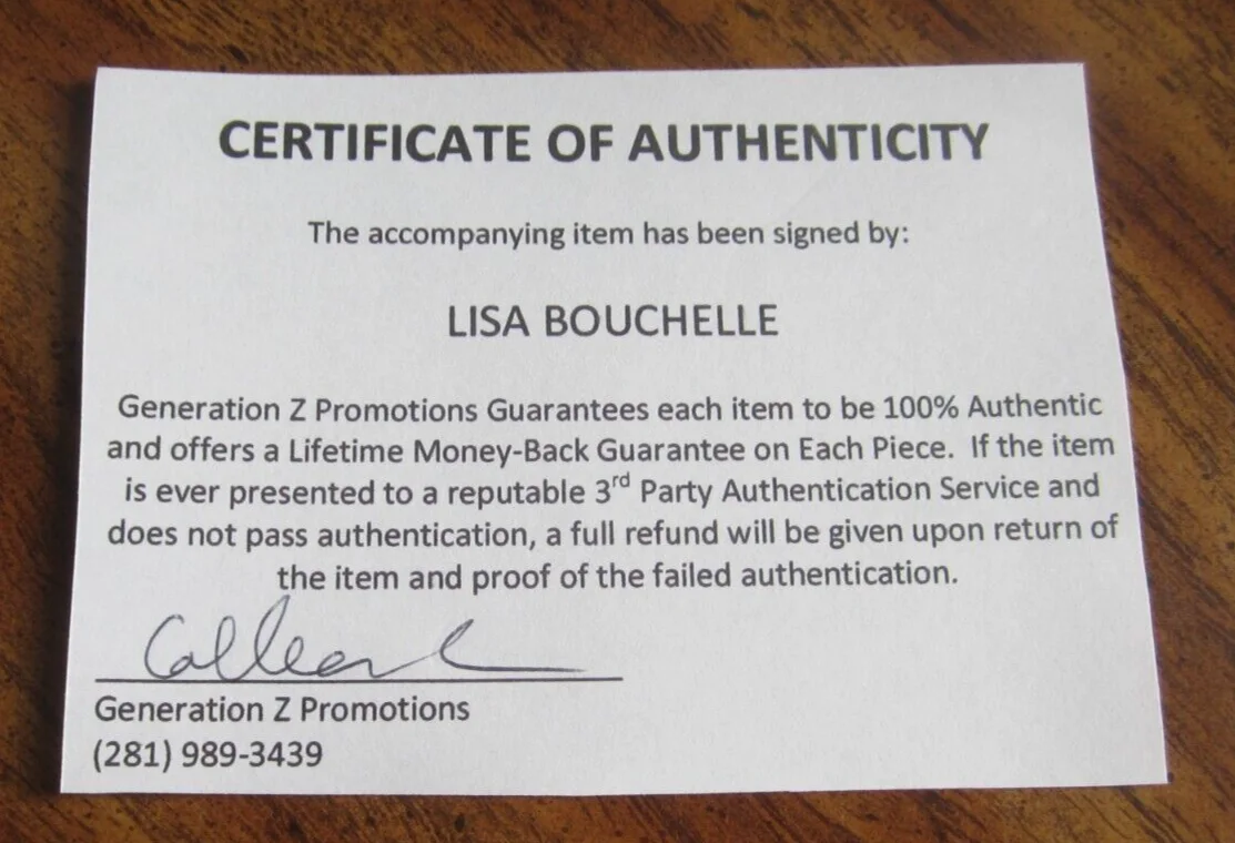 Lisa Bouchelle Musician Autographed Signed 8X10 Photo "Paint Your Dreams", image 3