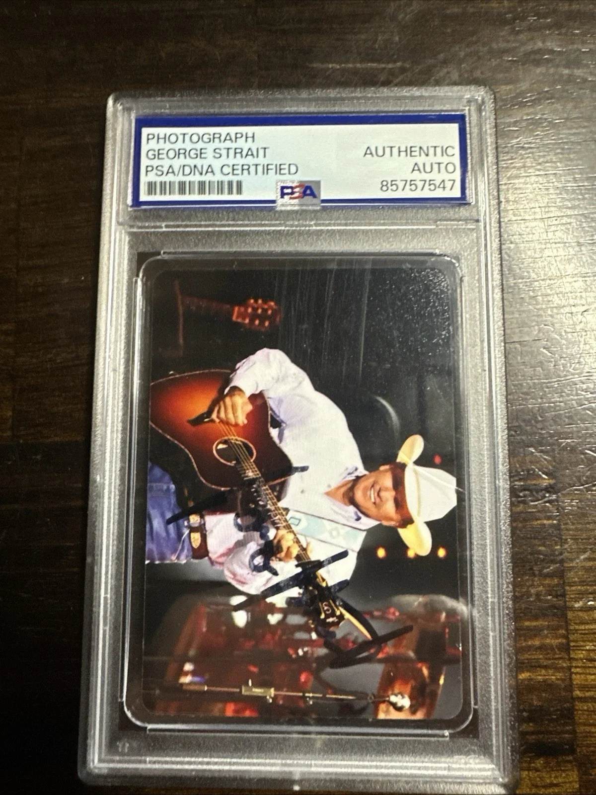 George Strait Signed PSA/dna Certified Authentic Autograph Country Music Legend, изображение 3