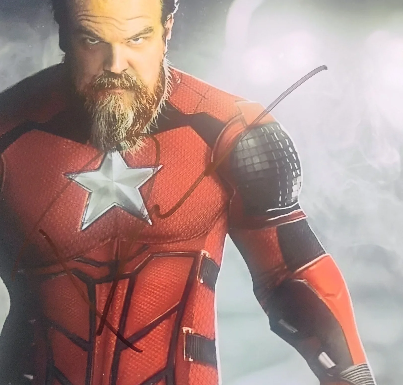 David Harbour Hand Signed 8x10 Photo COA Red Guardian NO US TARIFFS, image 3