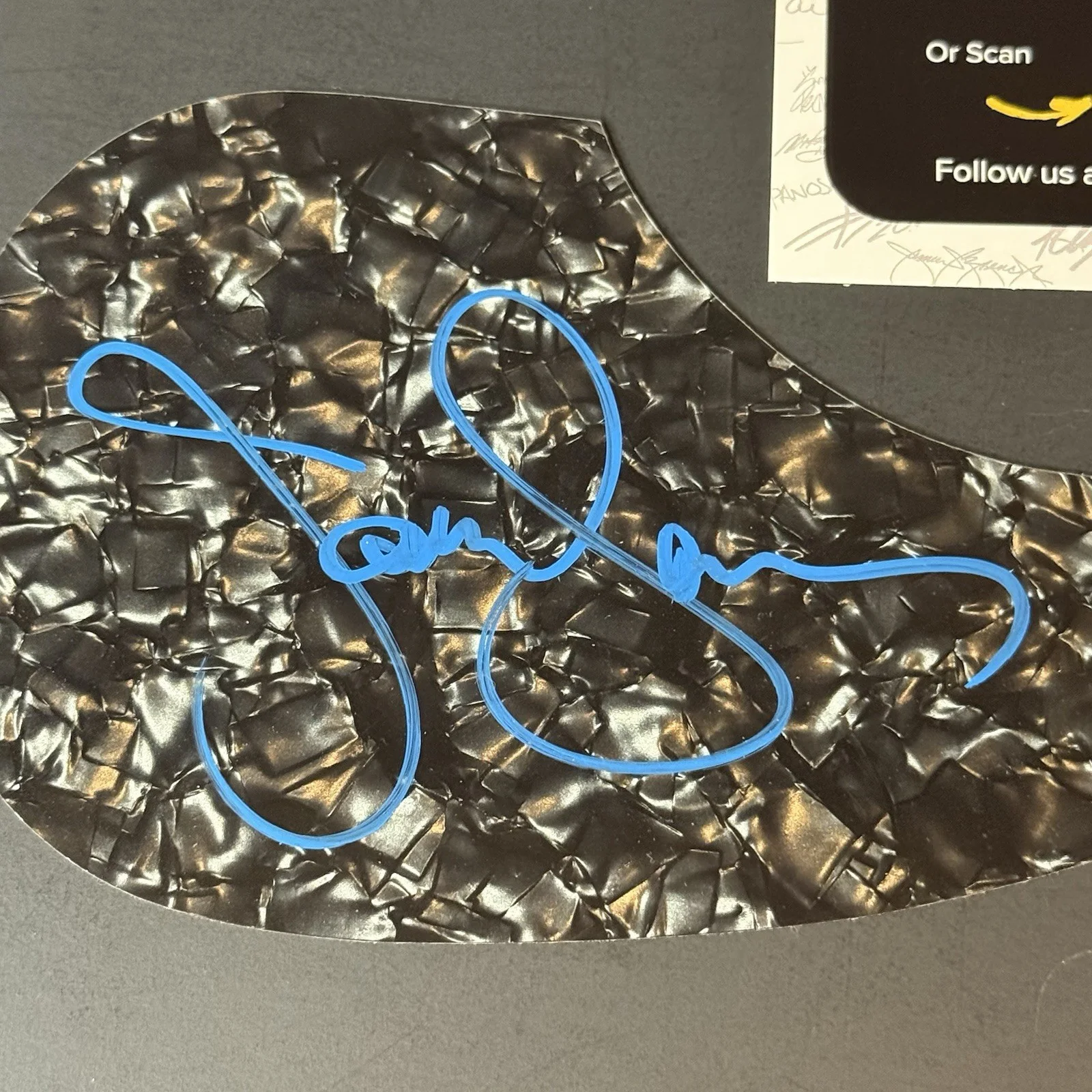 John Stamos Signed Acoustic Pickguard Autographed Uncle Jesse Full House JSA COA, изображение 2