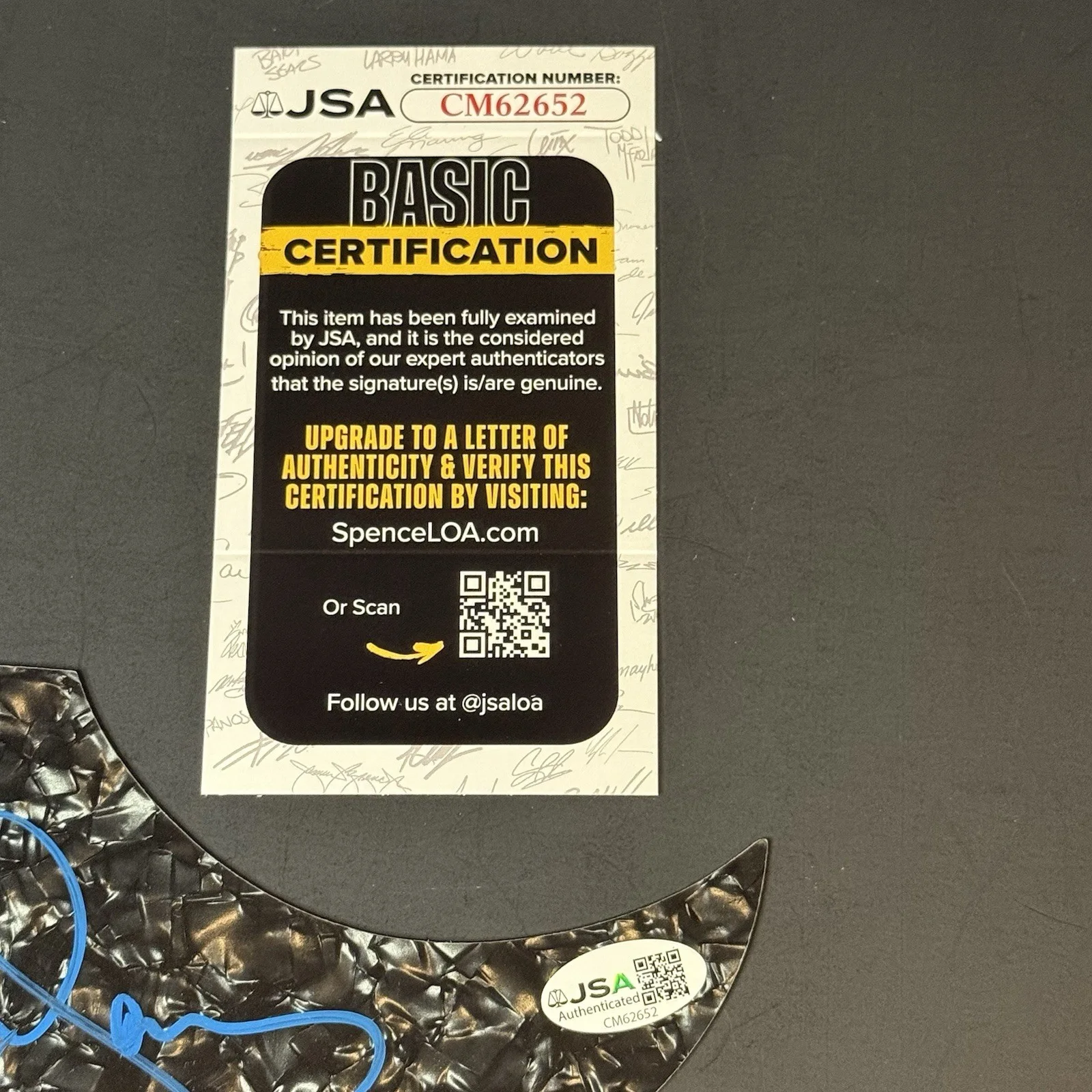 John Stamos Signed Acoustic Pickguard Autographed Uncle Jesse Full House JSA COA, изображение 3