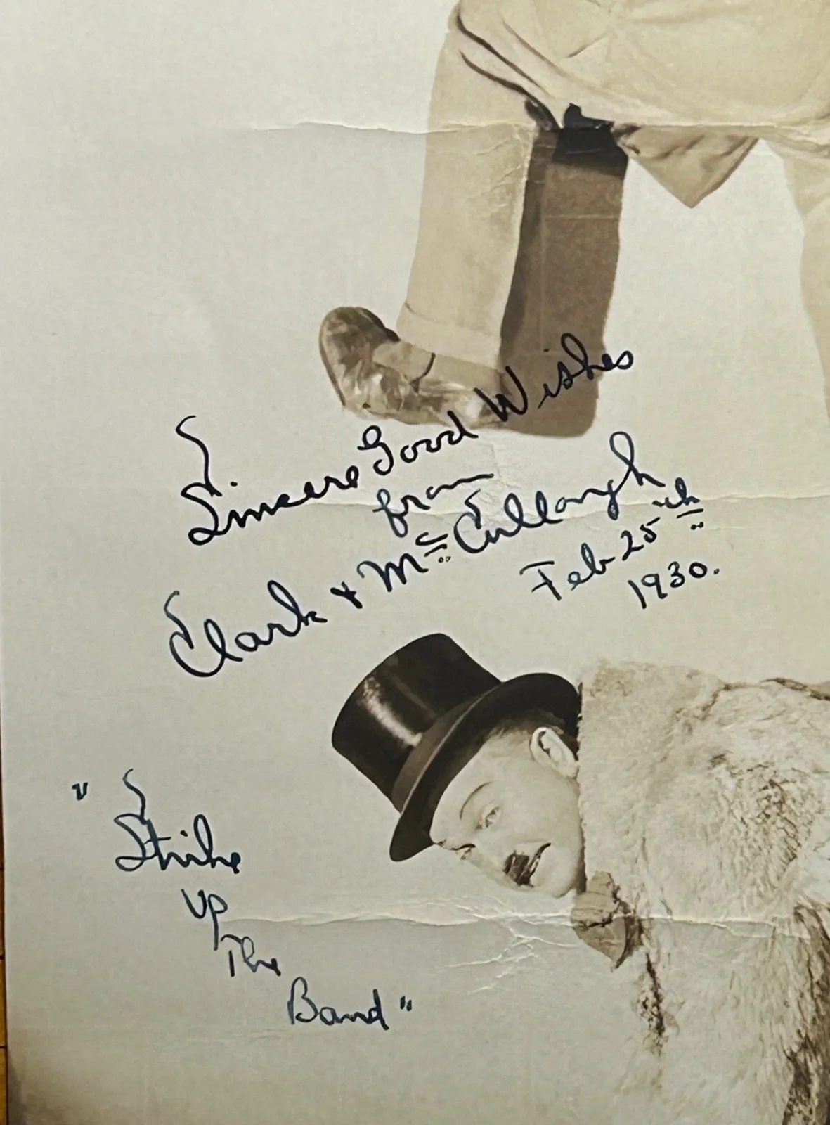 BOBBY CLARK—Signed Gershwin Strike Up Band Photo With Paul McCullough—Goldwyn, изображение 2