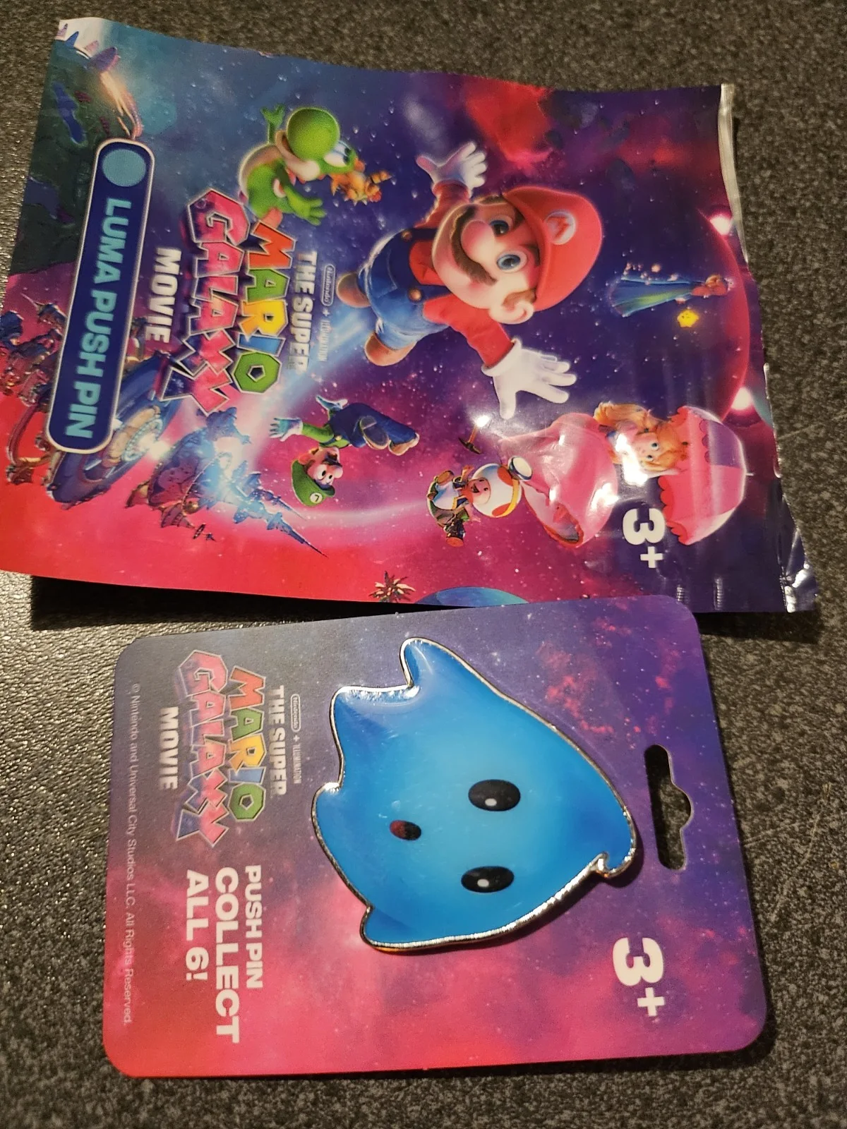 RARE BLUE LUMA STAR PIN SUPER MARIO GALAXY 2026 UK ODEON EXCLUSIVE MERCHANDISE!!, изображение 2
