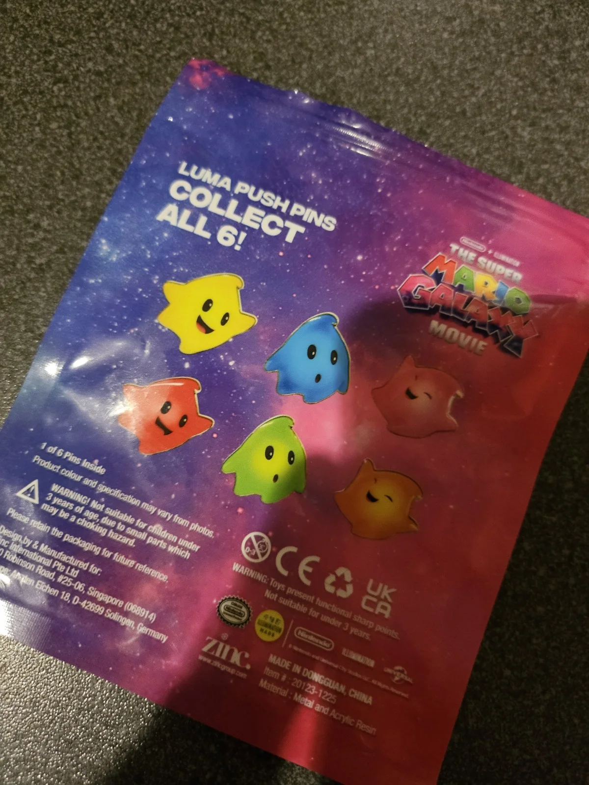 RARE BLUE LUMA STAR PIN SUPER MARIO GALAXY 2026 UK ODEON EXCLUSIVE MERCHANDISE!!, изображение 5