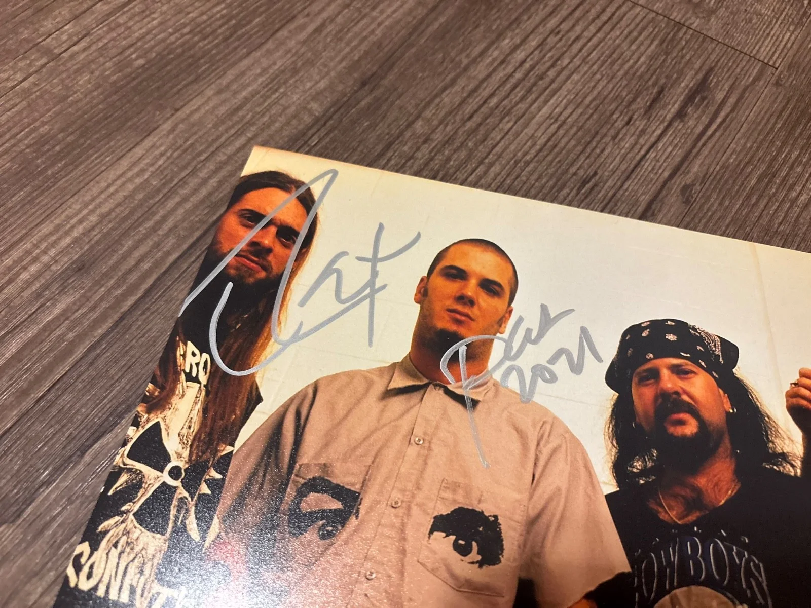 PANTERA SIGNED AUTOGRAPHED 8X10 PHOTO RARE X3 PHIL VINNIE REX IN PERSON RIP, image 4