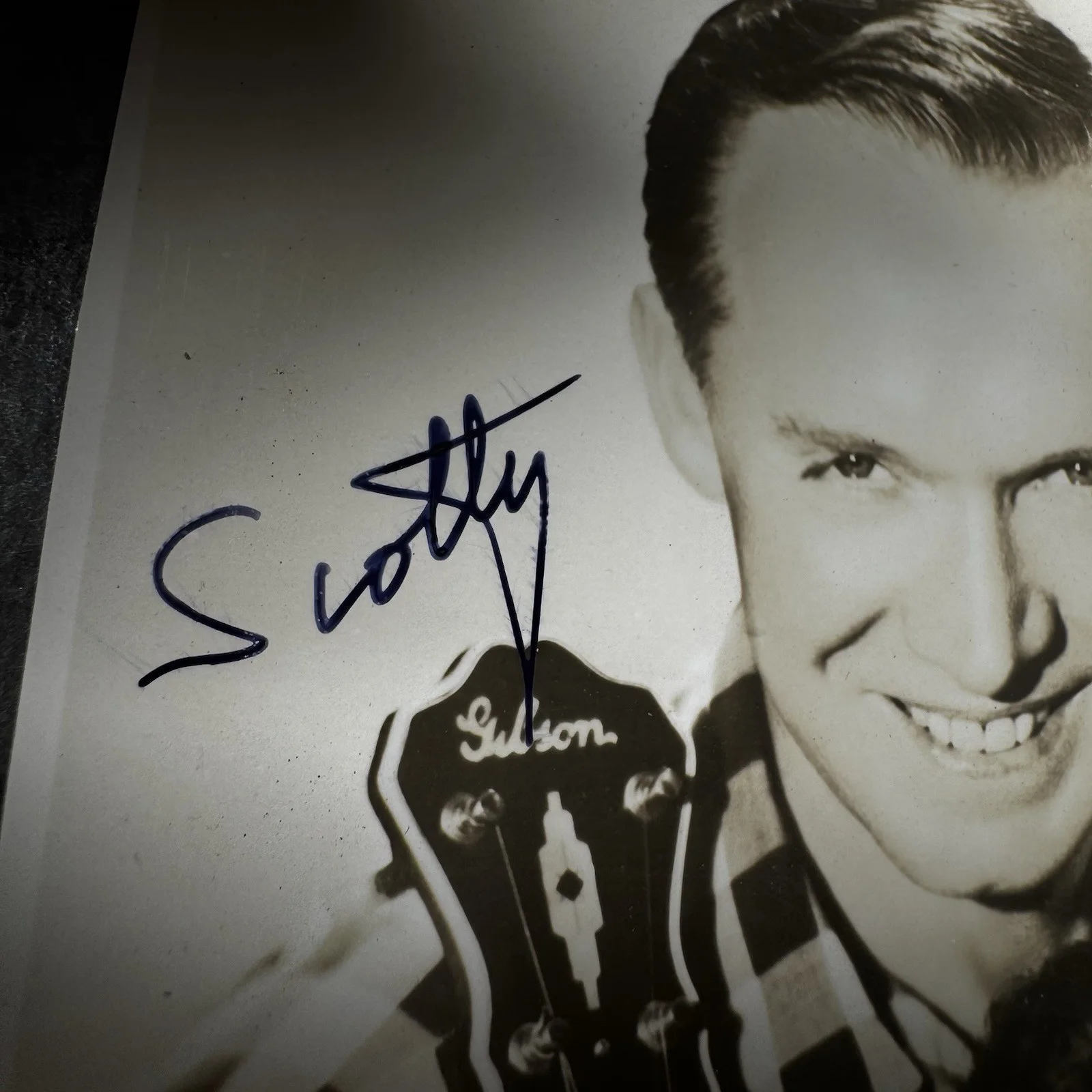 Scotty, Lula Belle — Vtg Autographed Photo Scotty & Lulu Belle Country Music Hand Signed Cabinet Card, изображение 4