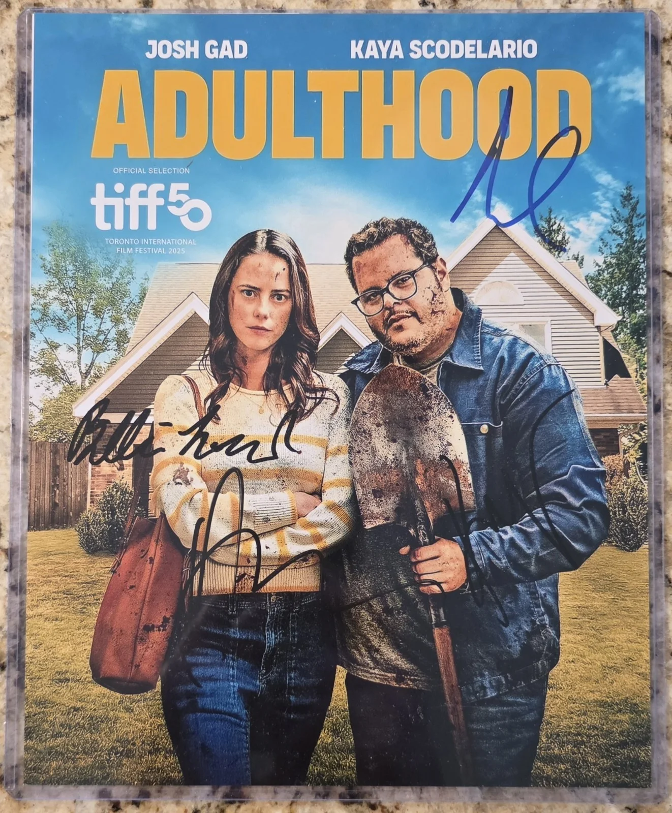 Cast Signed — Cast Signed Adulthood Movie Signed 8x10 Alex Winters K Scodelario A Winter +