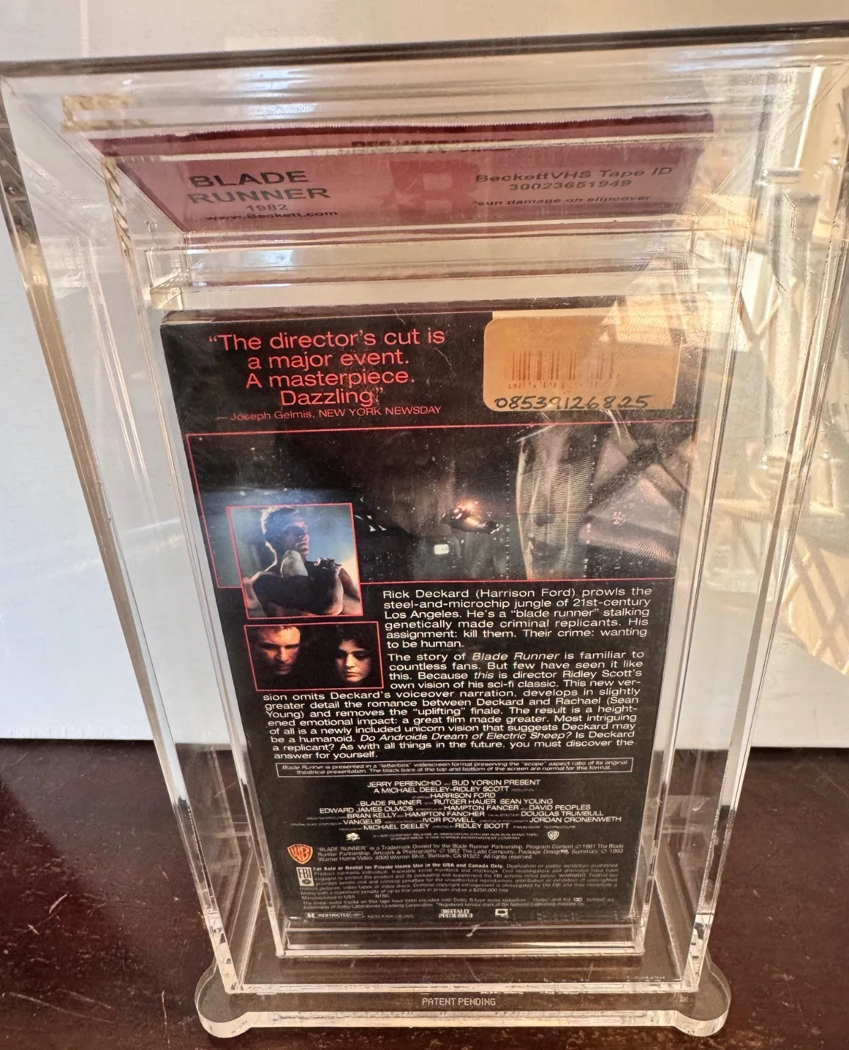 Blade Runner Directors Cut , Sealed 33 Years Old Betamax , Rare Limited Print!, image 4