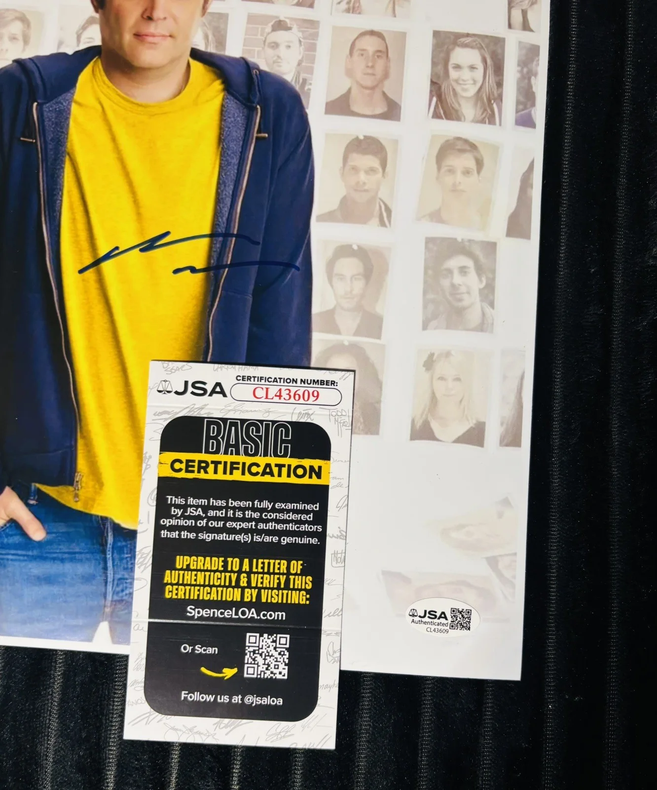 VINCE VAUGHN — VINCE VAUGHN SIGNED AUTOGRAPH JURASSIC PARK DELIVERY MAN 11X14 PHOTO JSA COA, изображение 3