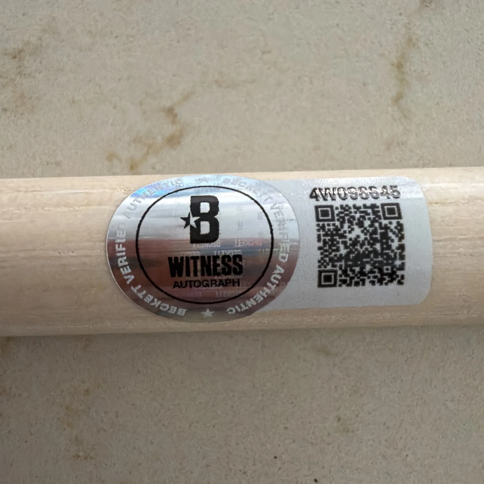Iron Maiden Drummer Nico McBrain Signed Drum Stick BAS COA, image 4
