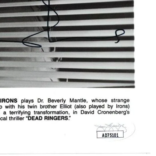 Jeremy Irons — JEREMY IRONS JSA Autographed Dead Ringers 8X10 The Lion King FREE SHIP! Not PSA, image 3