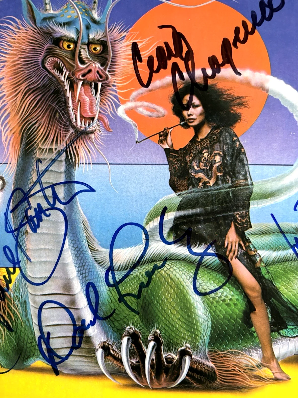 JEFFERSON STARSHIP Signed SPITFIRE Vinyl LP JSA COA Kantner BALIN Freiberg CHAQU, изображение 5