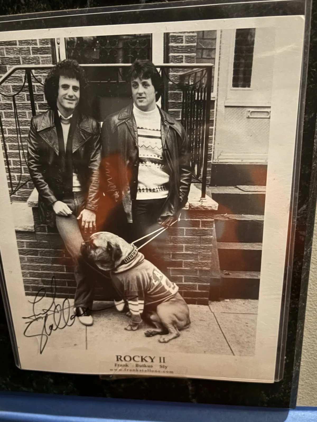 Frank Stallone — Rocky II Frank Stallone Signed Original Movie 8x10 Photo. Absolutely Beautiful
