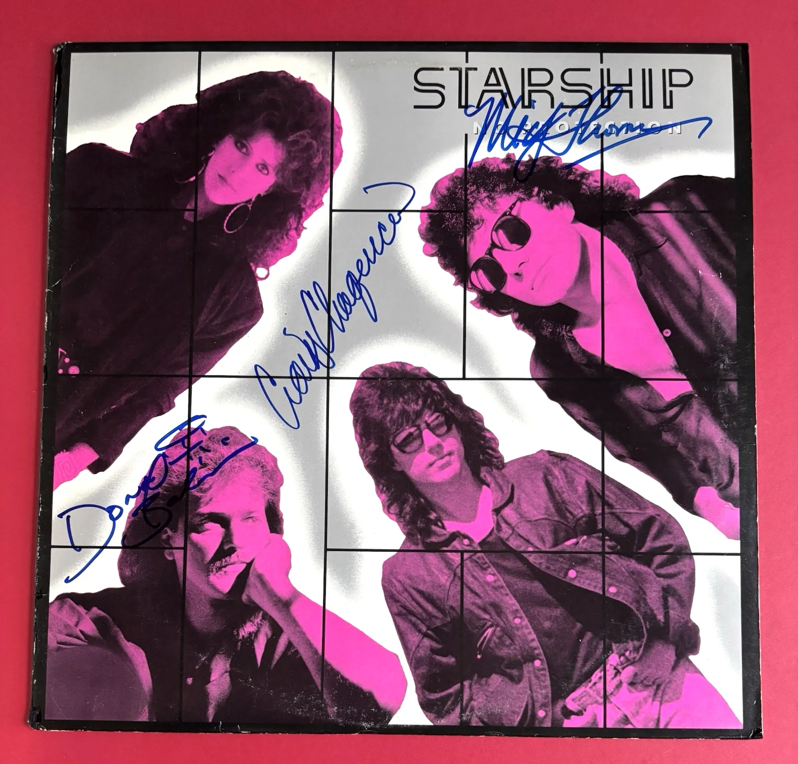 JEFFERSON STARSHIP Signed NO PROTECTION LP Vinyl JSA COA BALDWIN Thomas CHAQUICO, изображение 2