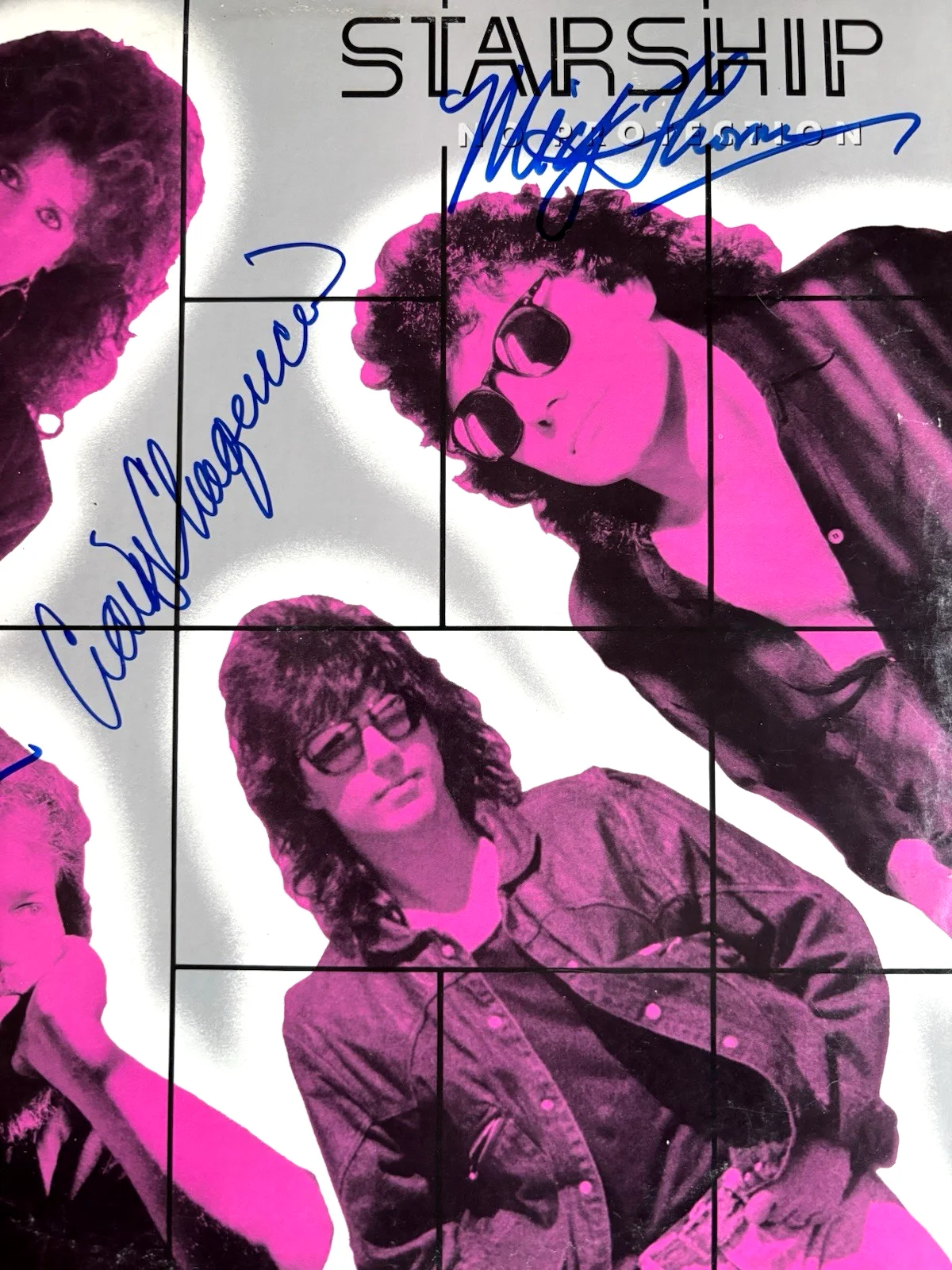 JEFFERSON STARSHIP Signed NO PROTECTION LP Vinyl JSA COA BALDWIN Thomas CHAQUICO, изображение 4