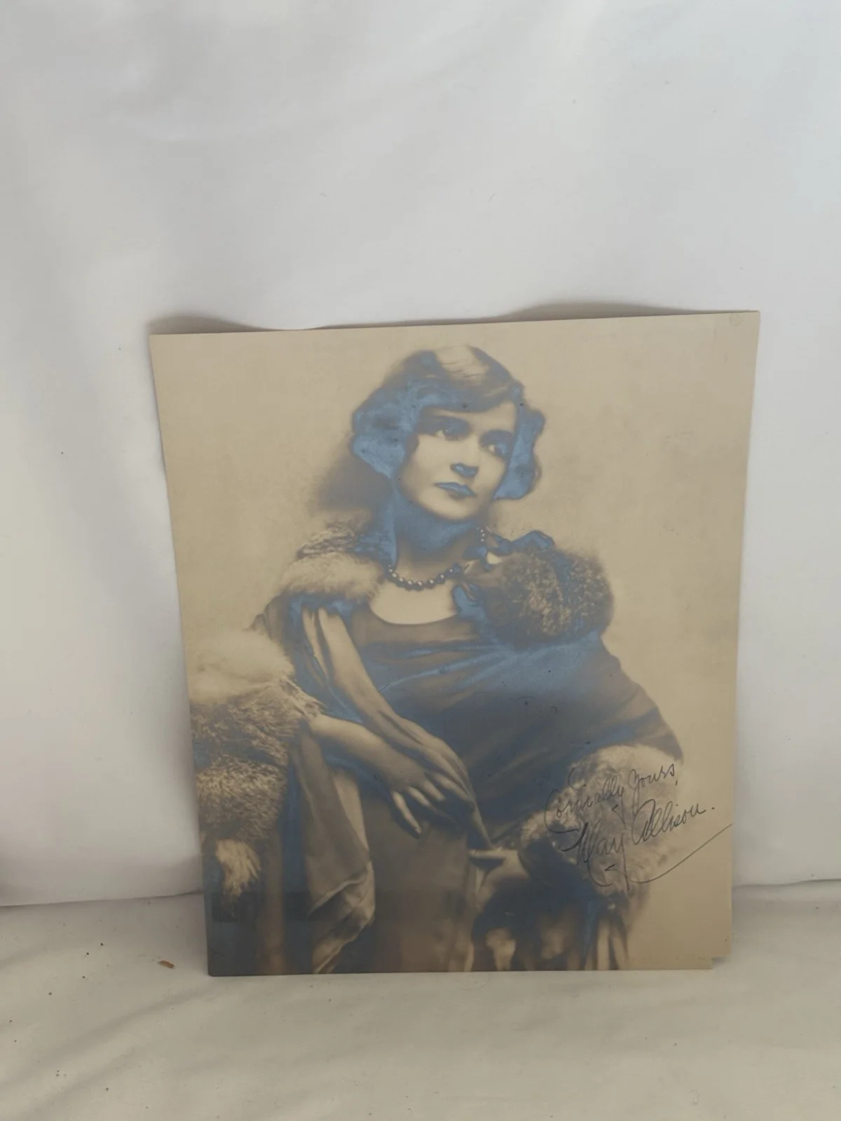 May Allison — MAY ALLISON SIGNED VINTAGE 1920s ORIGINAL DBL. WT. PHOTO 8.75” x 11.25” STUNNING, изображение 5