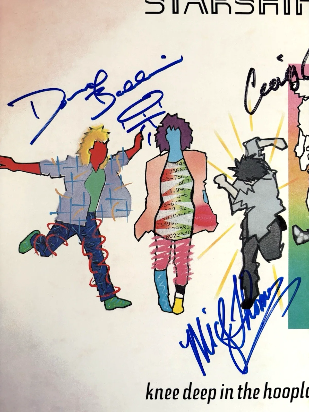 JEFFERSON STARSHIP Signed KNEE DEEP Vinyl Record JSA COA BALDWIN Thomas CHAQUICO, image 3
