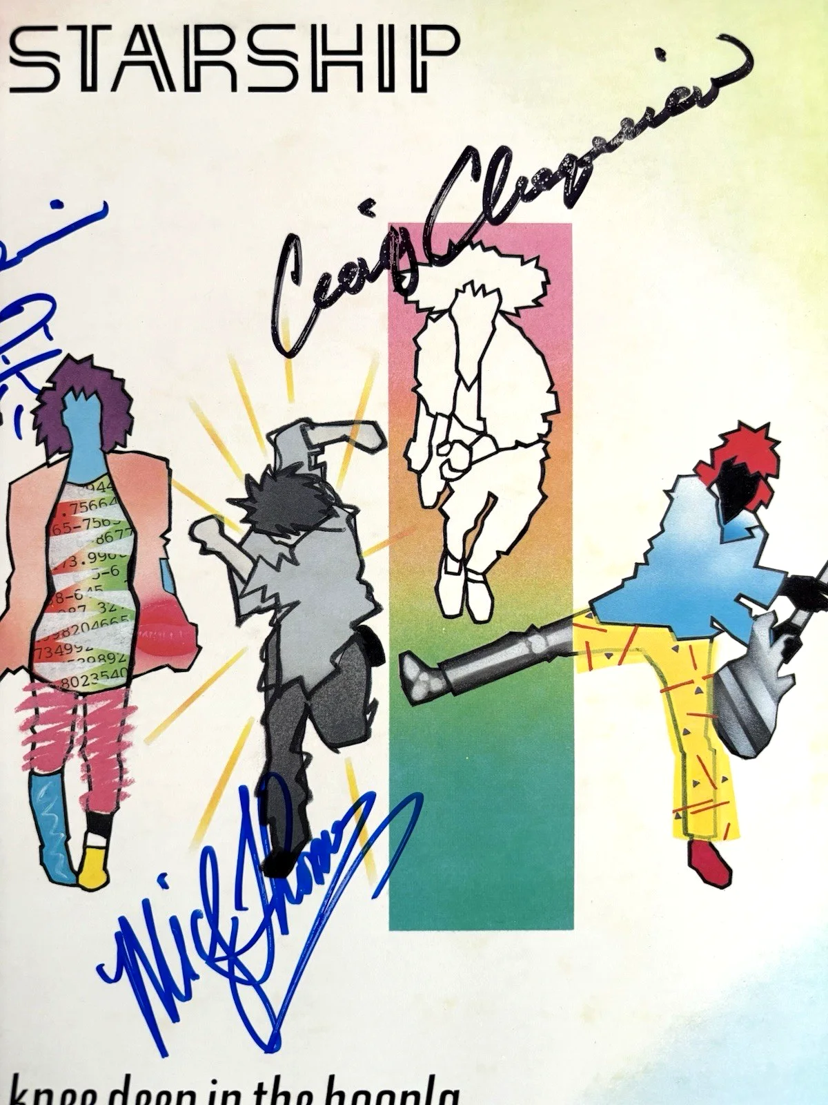 JEFFERSON STARSHIP Signed KNEE DEEP Vinyl Record JSA COA BALDWIN Thomas CHAQUICO, image 4