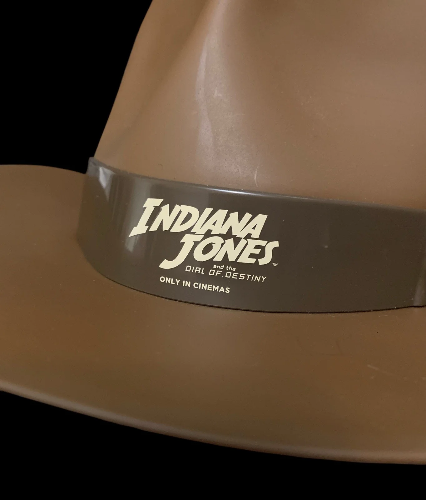 INDIANA JONES DIAL OF DESTINY POPCORN BUCKET FEDORA HAT RARE ODEON EXCLUSIVE, image 4