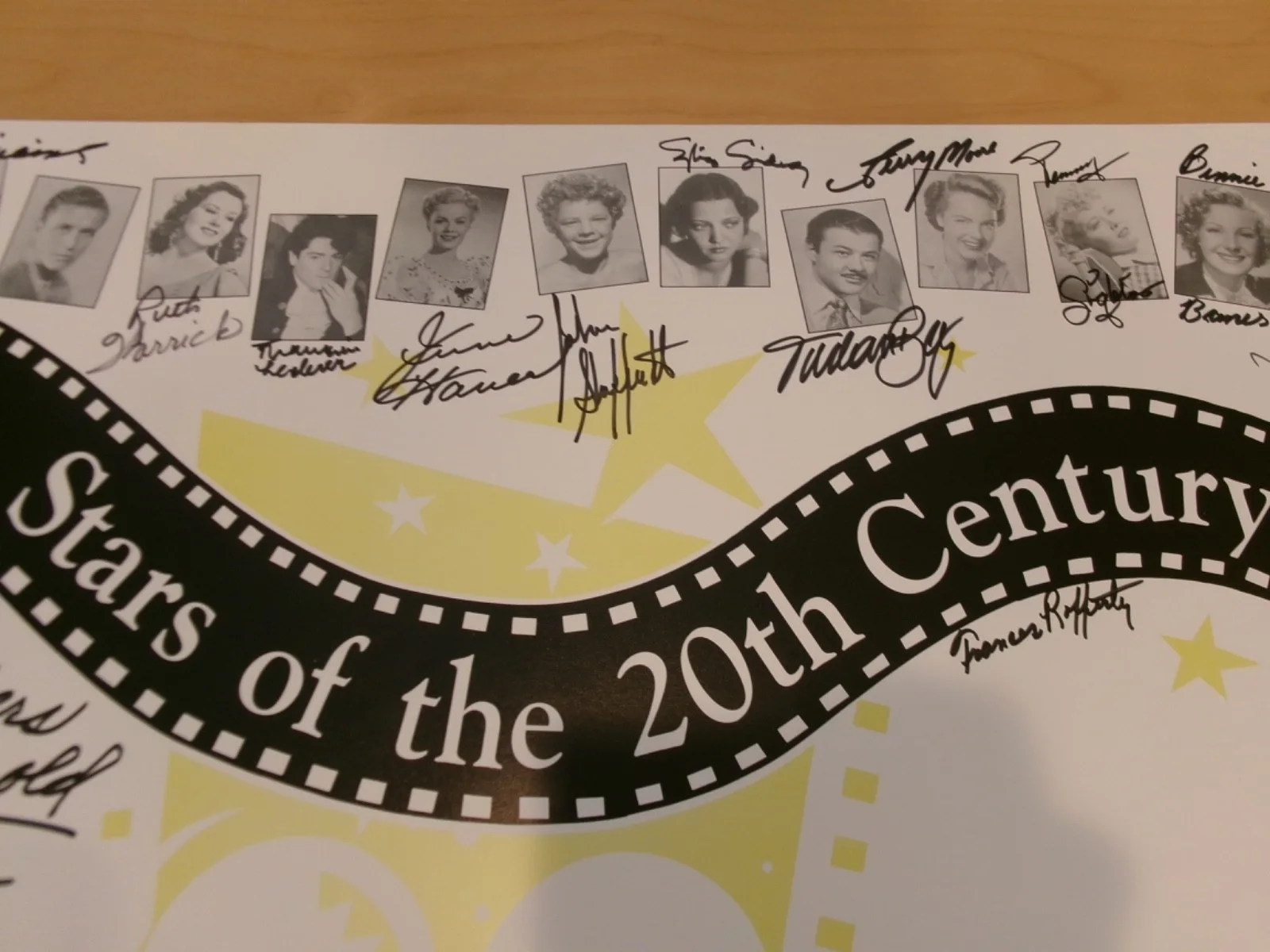 Film Stars of the 20th Century signed lithograph 50 autographs 79/100, изображение 4