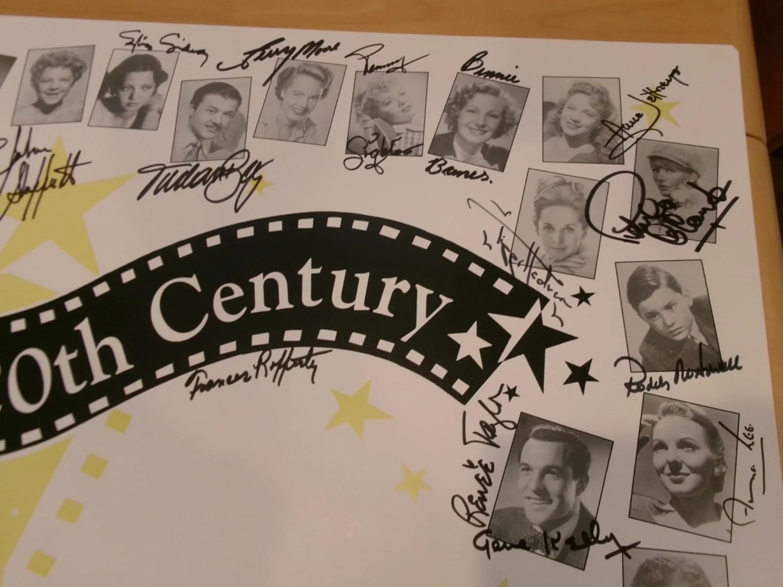 Film Stars of the 20th Century signed lithograph 50 autographs 79/100, изображение 5