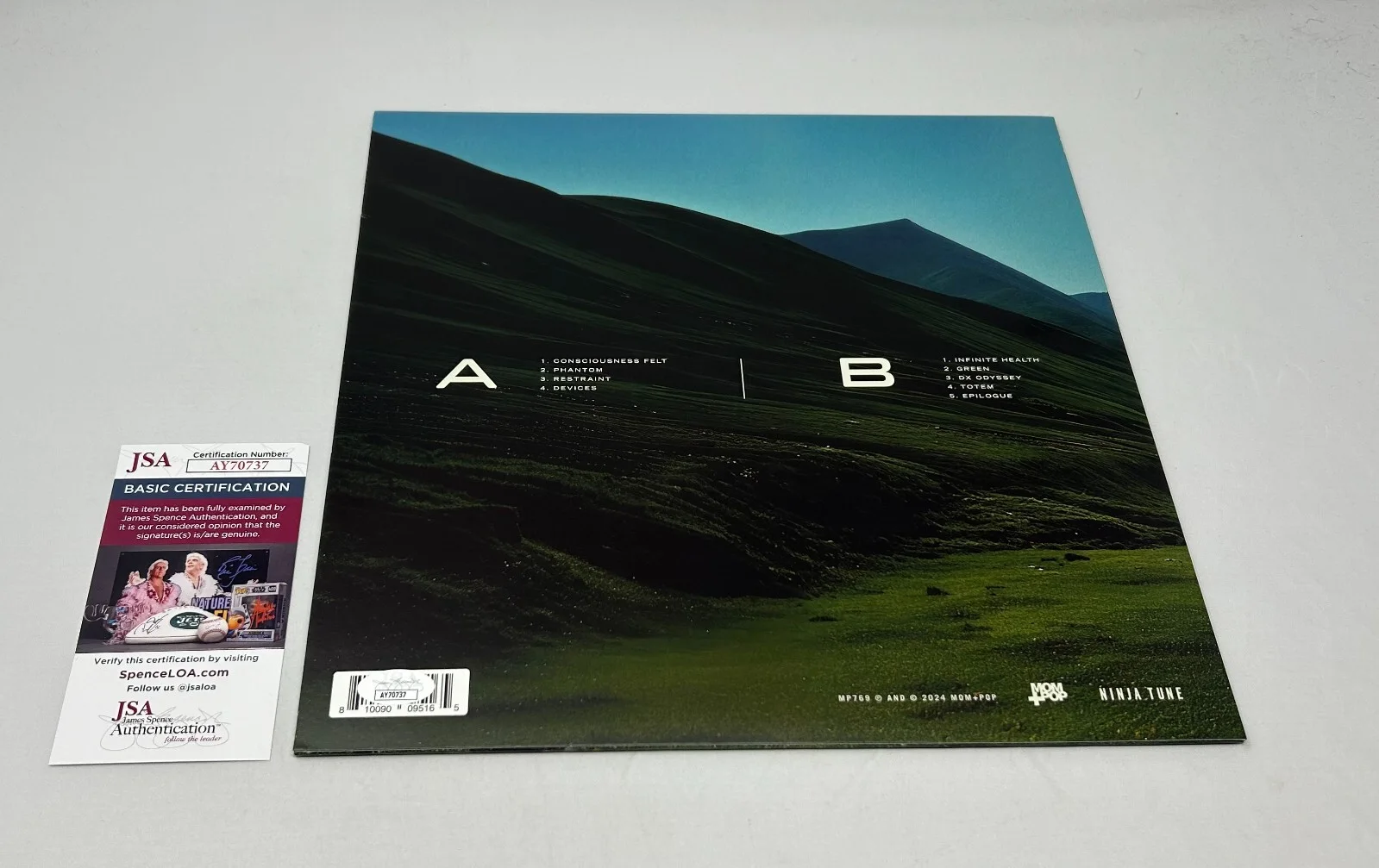 Tycho signed Infinte Health Album JSA COA, image 2