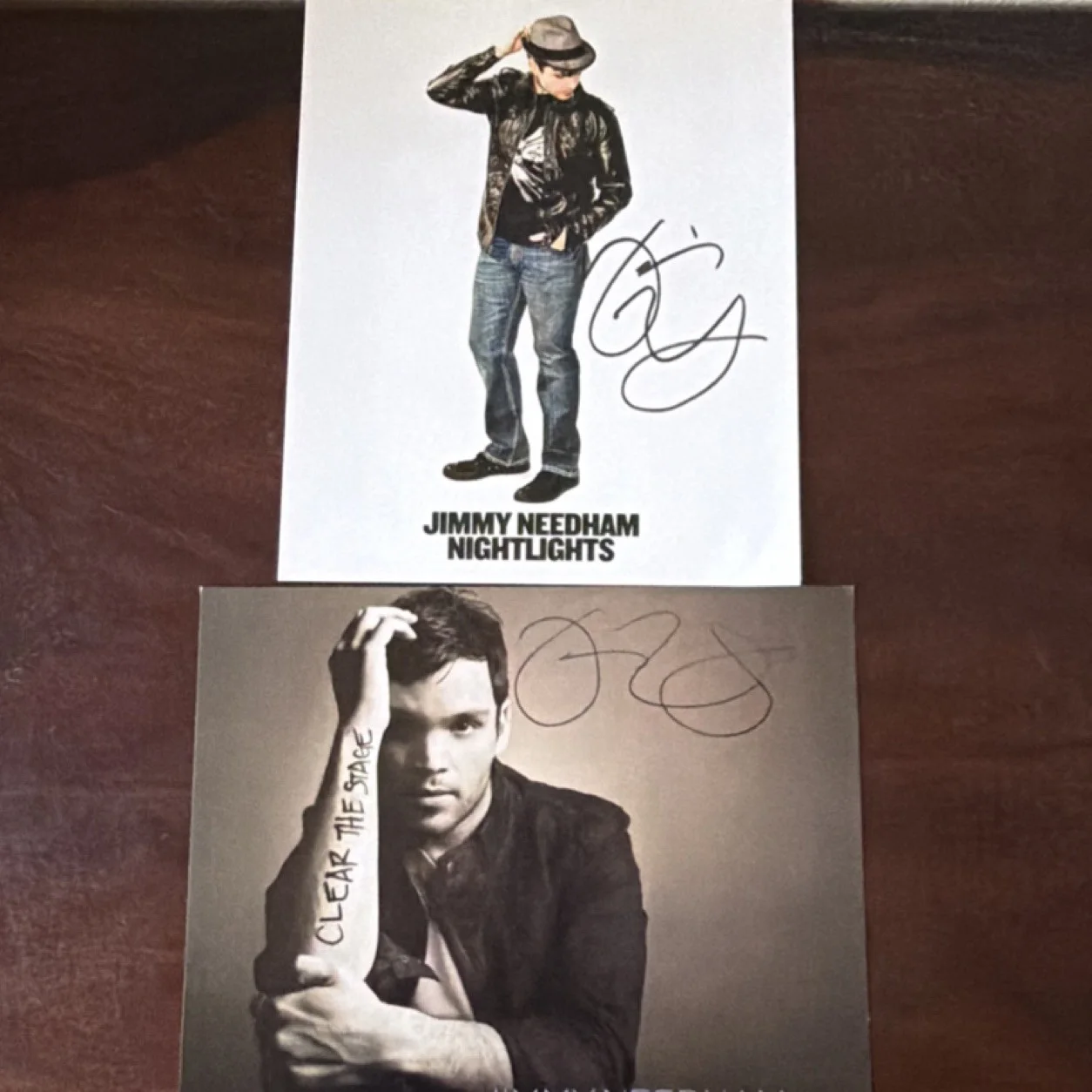 Jimmy Needham Signed 2 OF THEM 8x10 Photographs Nightlights Clear the Stage, изображение 5