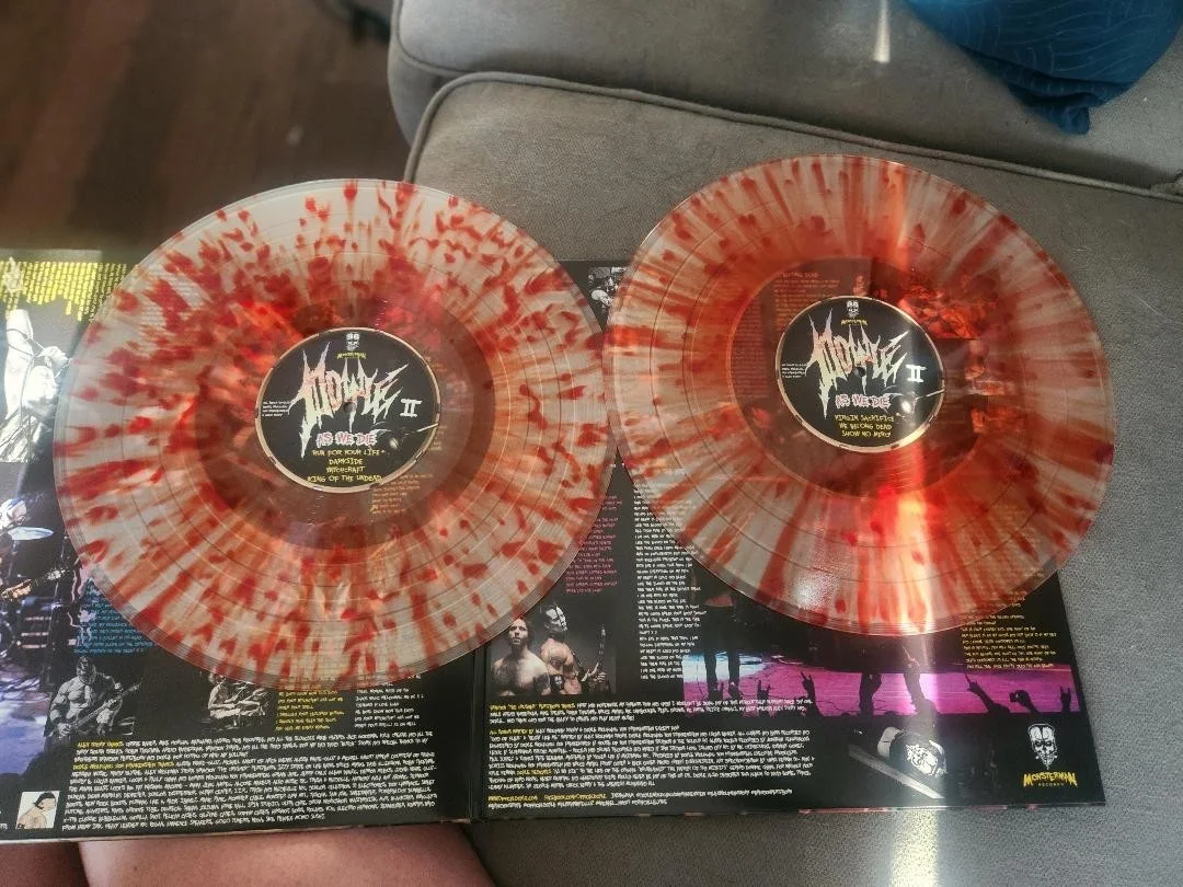 The MISFITS Doyle Wolfgang Signed "As We Die" Translucent Blood Splatter Vinyl, изображение 3