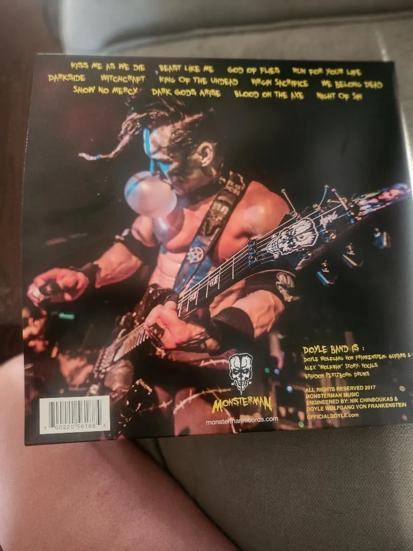 The MISFITS Doyle Wolfgang Signed "As We Die" Translucent Blood Splatter Vinyl, изображение 4