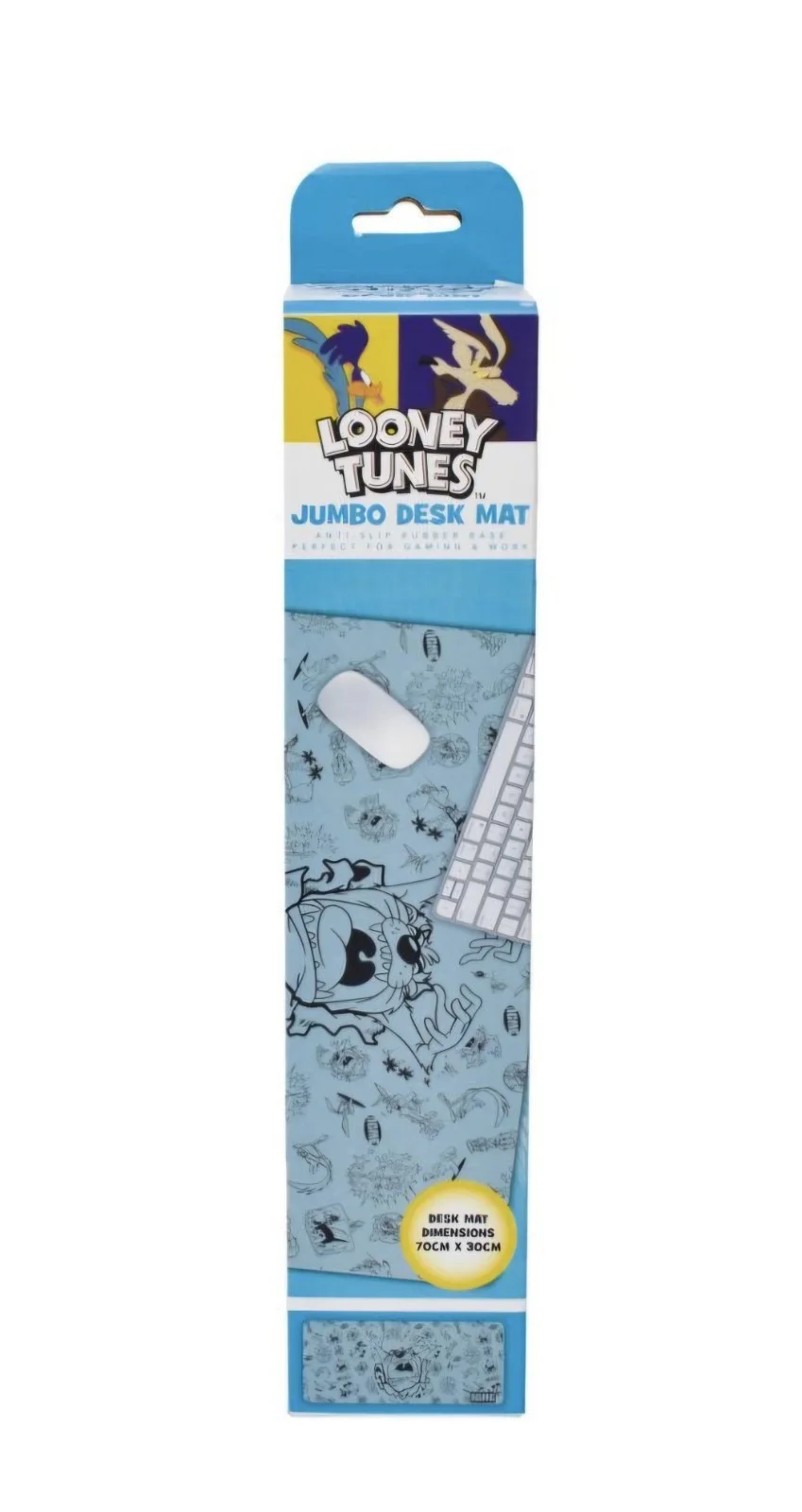 Looney Tunes XXL Taz Desk Mat 70x30cm Mouse Pad Gaming BNIB Tasmanian Devil, изображение 2