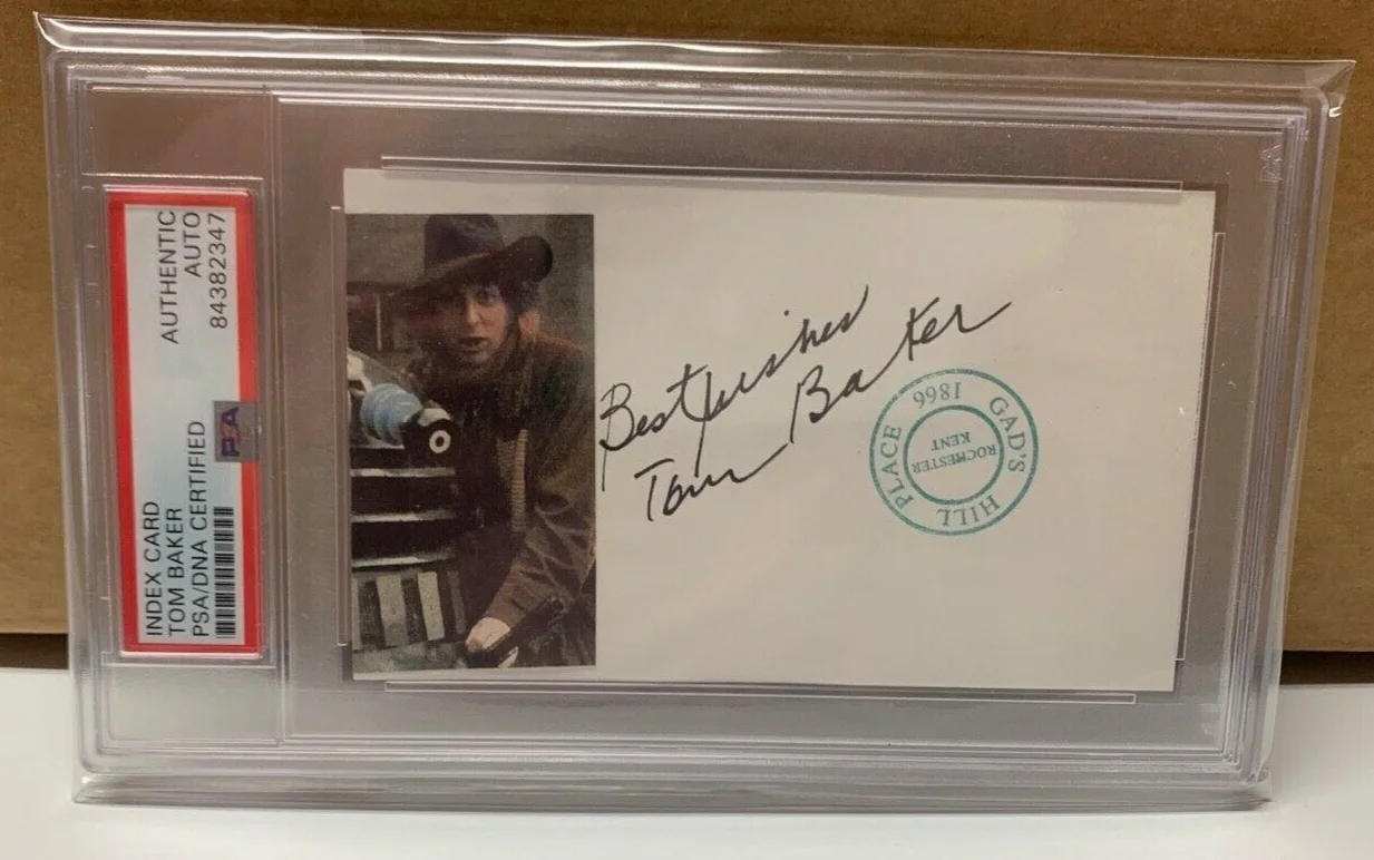 Tom Baker Signed 8 x 12 Paperstock Image / Autographed Actor 4th Dr. Who, image 2