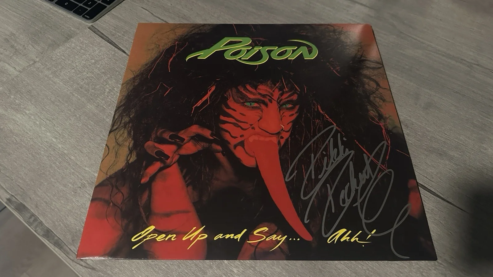 Poison Autographed LP Vinyl By Rikki Rockett Signed, image 3