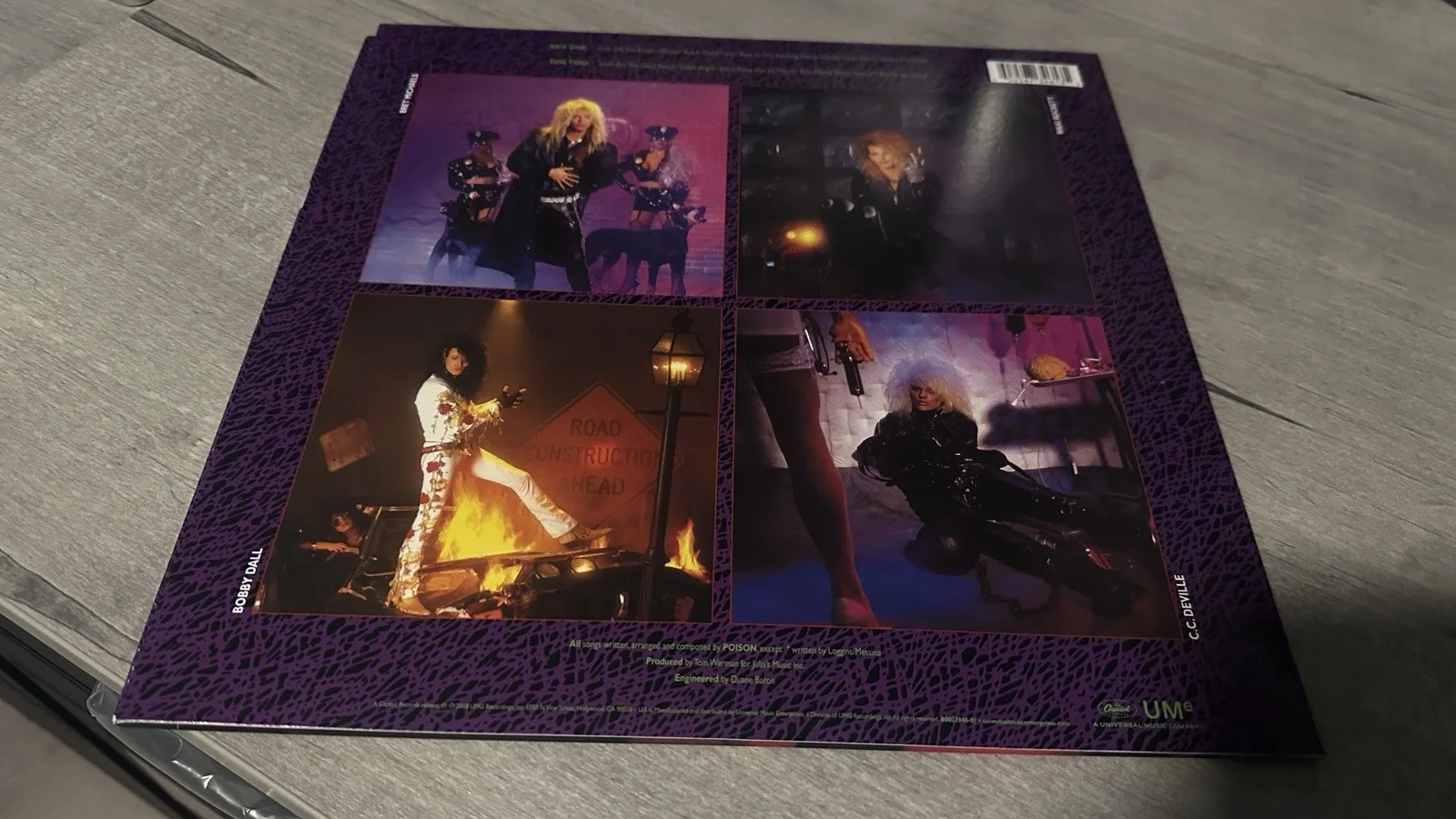 Poison Autographed LP Vinyl By Rikki Rockett Signed, image 4