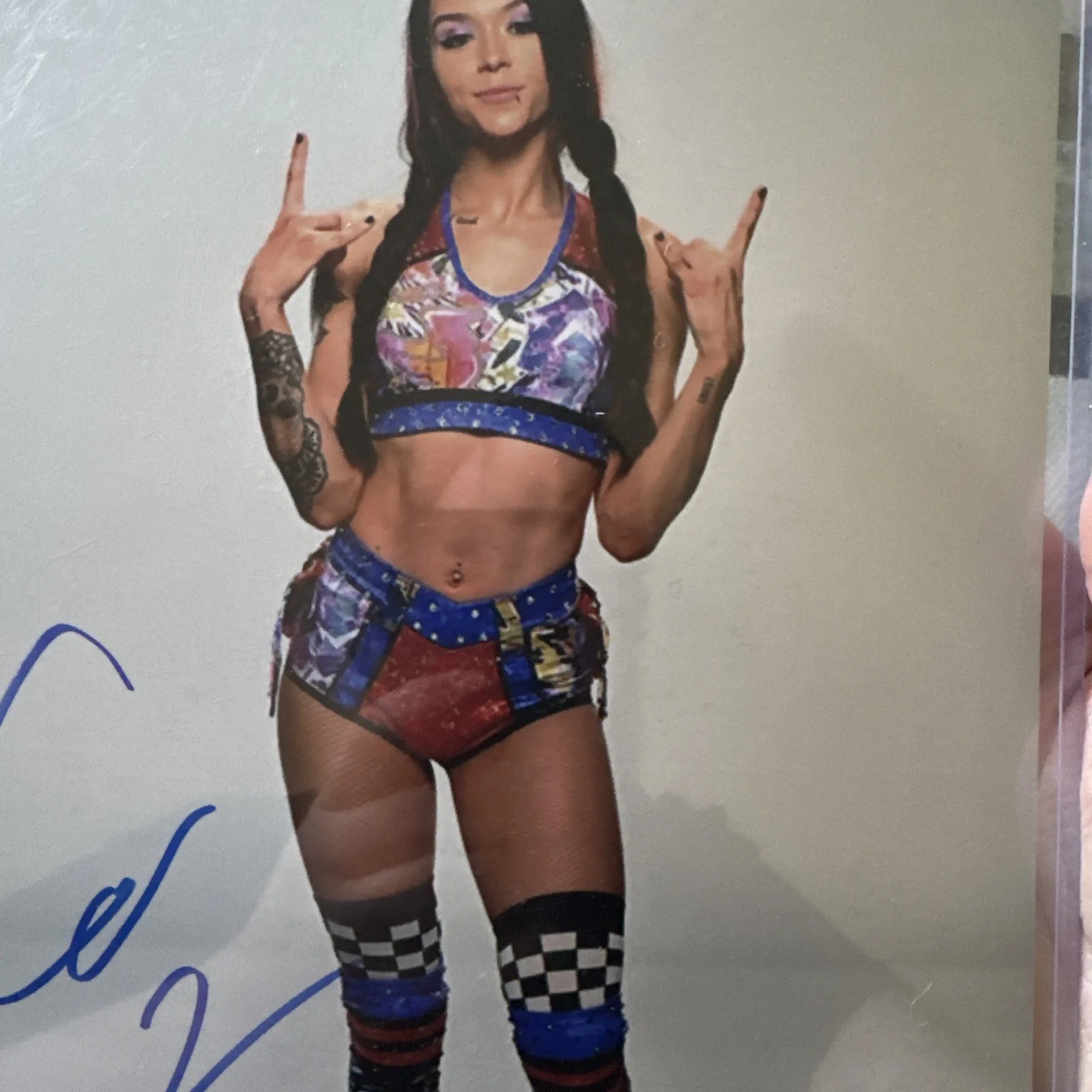 Cora Jade signed 8x10 Photo Amazing autographed Picture + COA WWE TNA, изображение 5