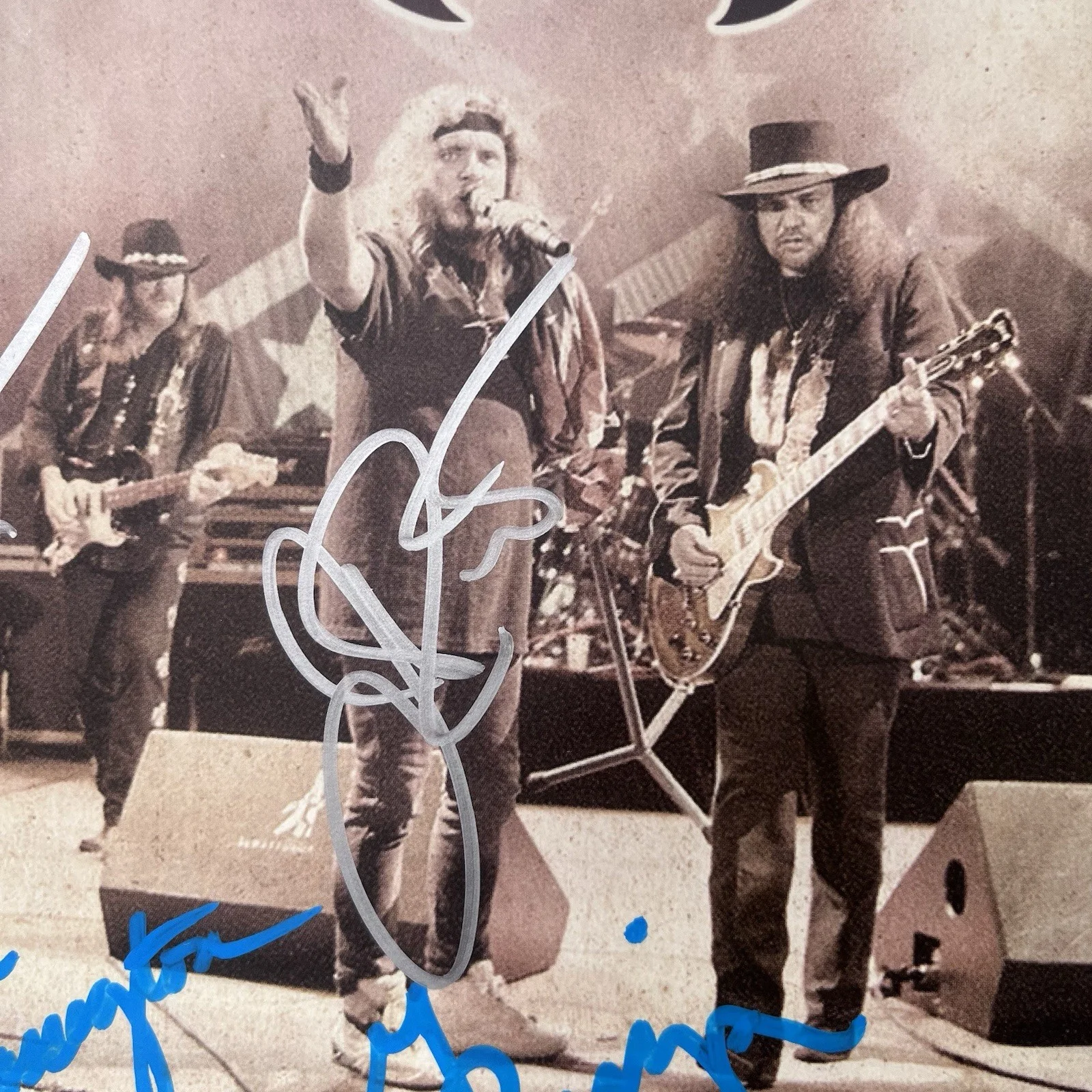 Lynyrd Skynyrd Gary Rossington Signed Sweet Home Alabama Vinyl Album, изображение 4