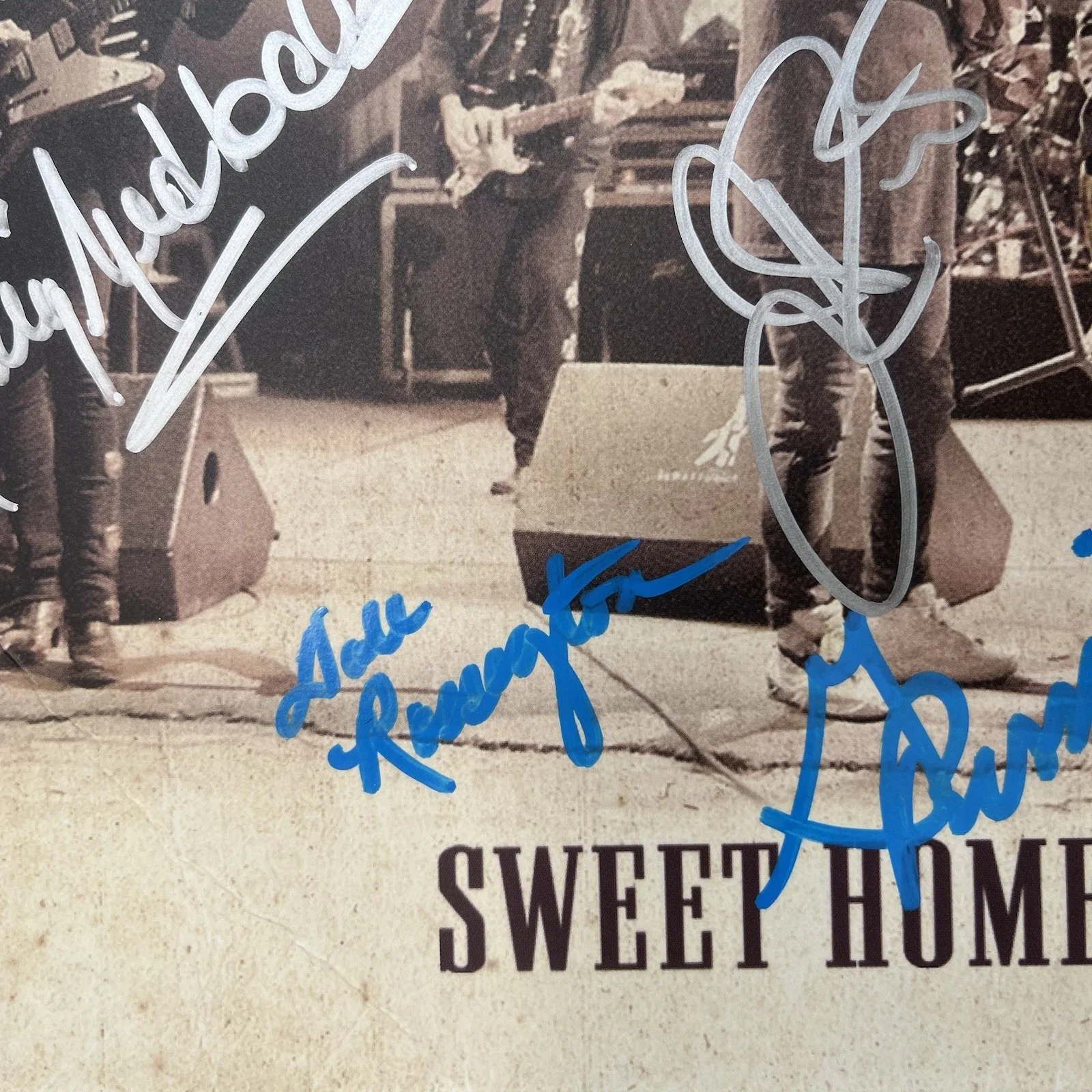 Lynyrd Skynyrd Gary Rossington Signed Sweet Home Alabama Vinyl Album, изображение 5