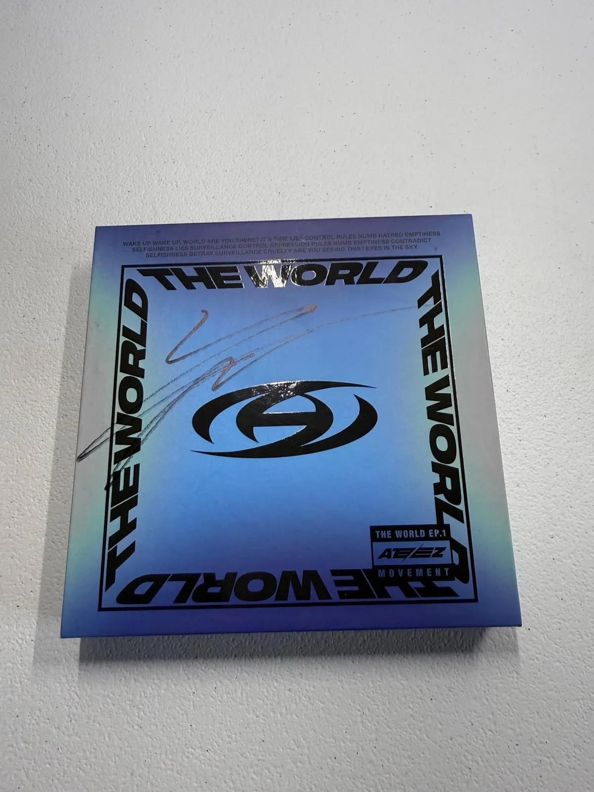 ATEEZ THE WORLD EP.1 MOVEMENT Album Blue Ver w/ Poster Inclusions Kpop Official, изображение 3