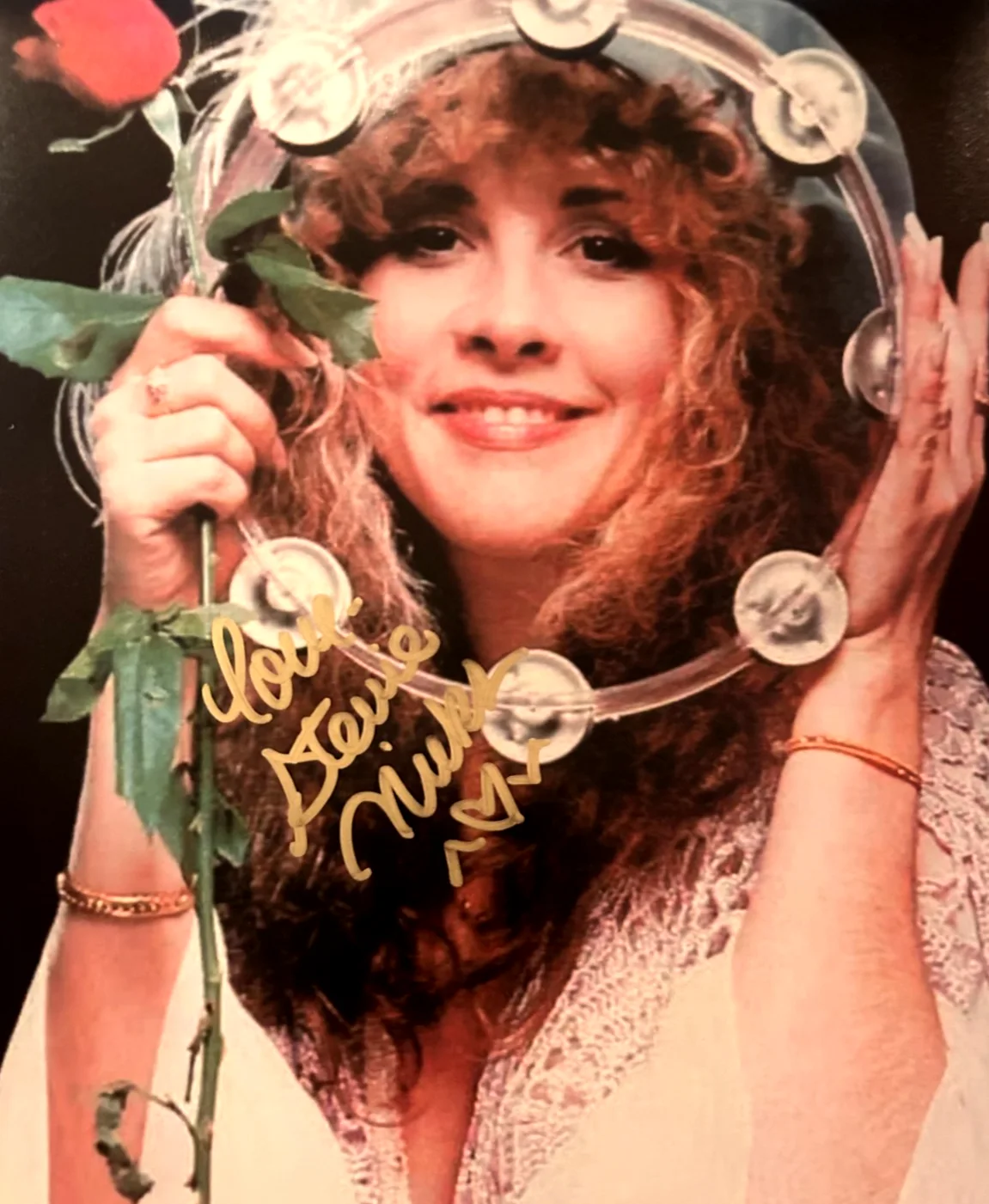 STEVIE NICKS Signed Original 8x10" Authentic Autograph w/COA Certificate, image 3