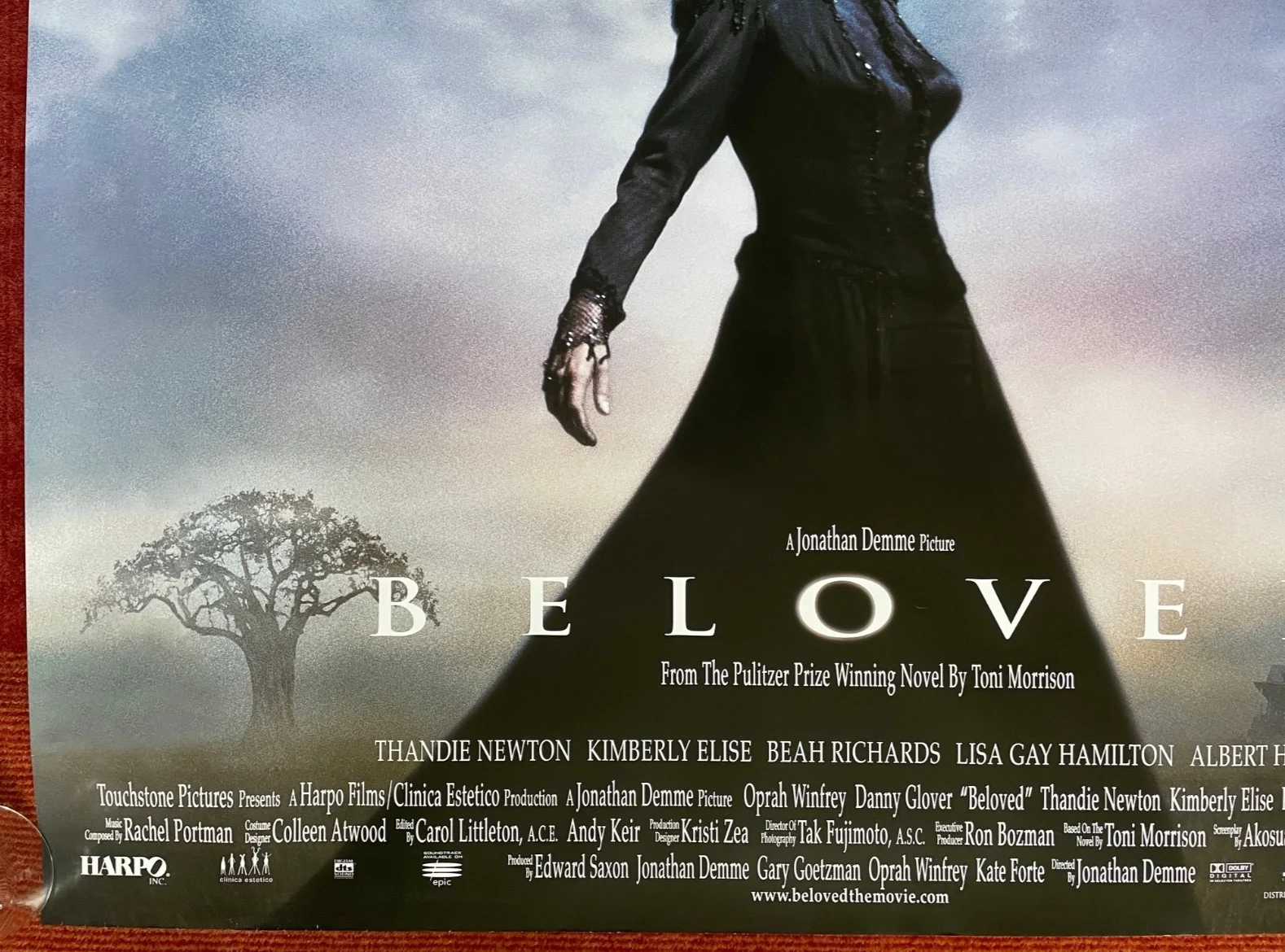 BELOVED (1998) Original UK Quad Movie Poster Oprah Winfrey Thandie Newton, изображение 4