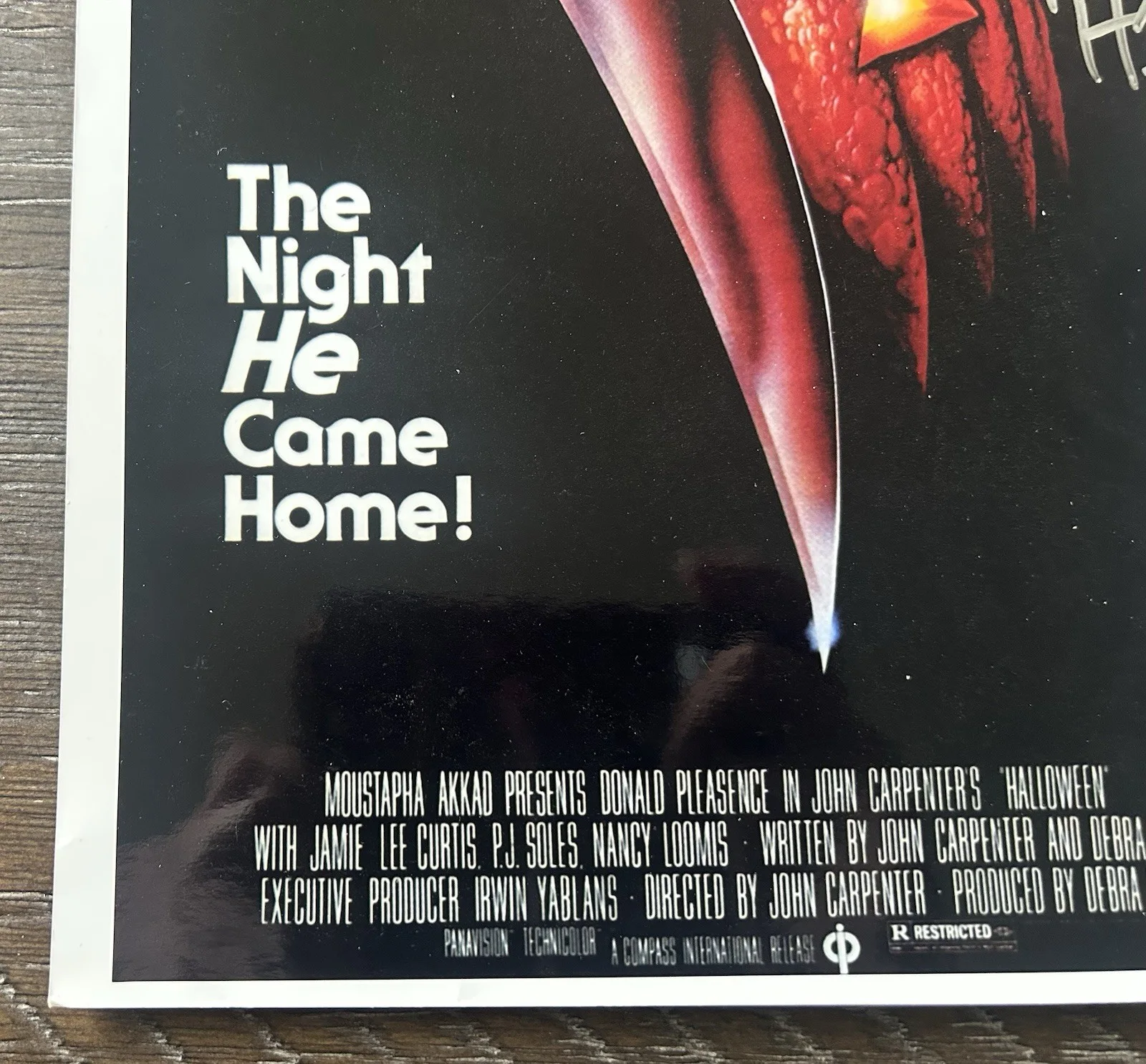 TONY MORAN Signed 12x8 Movie H1 HALLOWEEN Michael Myers Autograph Authentic Real, изображение 5