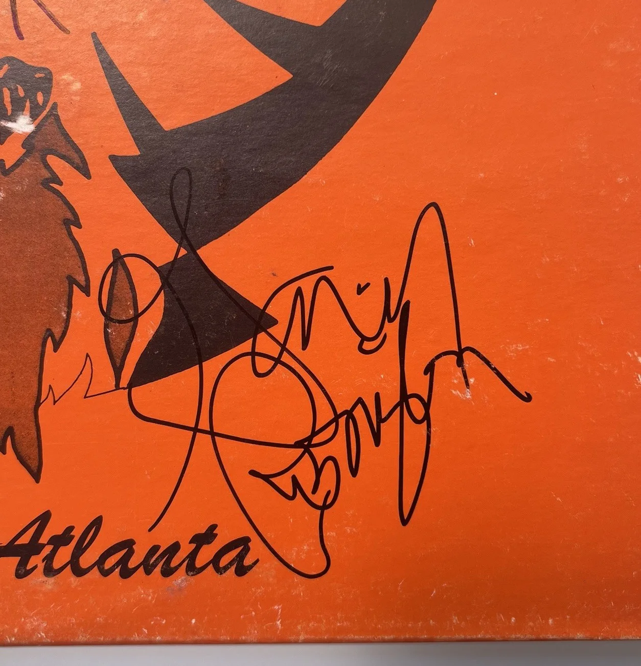 Rossington Collins Band Signed Live In Atlanta Vinyl Album Lynyrd Skynyrd, изображение 2