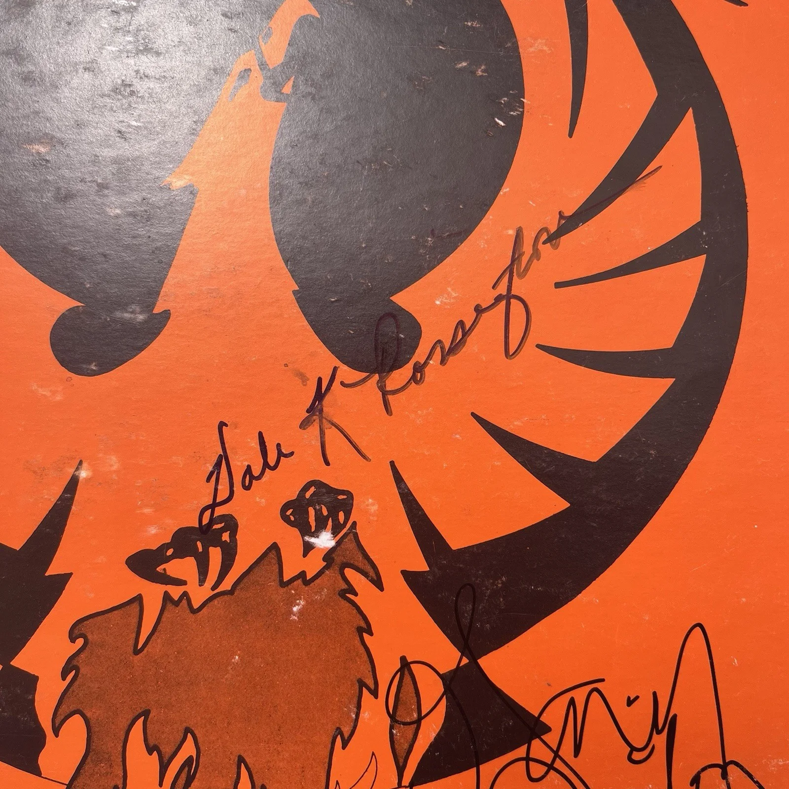 Rossington Collins Band Signed Live In Atlanta Vinyl Album Lynyrd Skynyrd, изображение 3