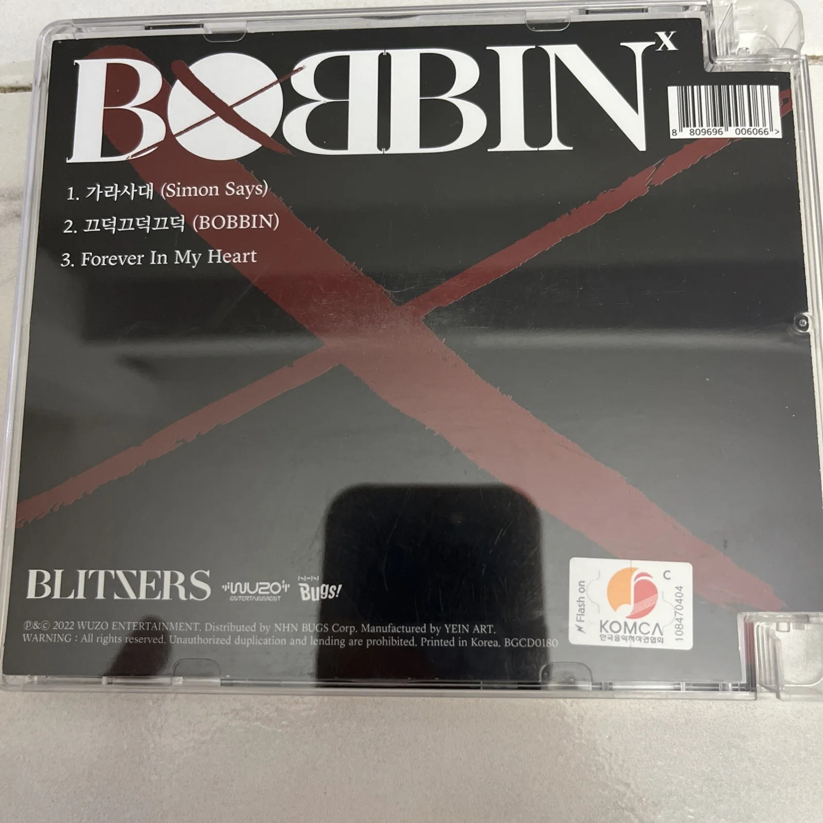 Blitzers - Bobbin' Signed Autographed CD Promo Single Album 2022 Photo Cards, изображение 4